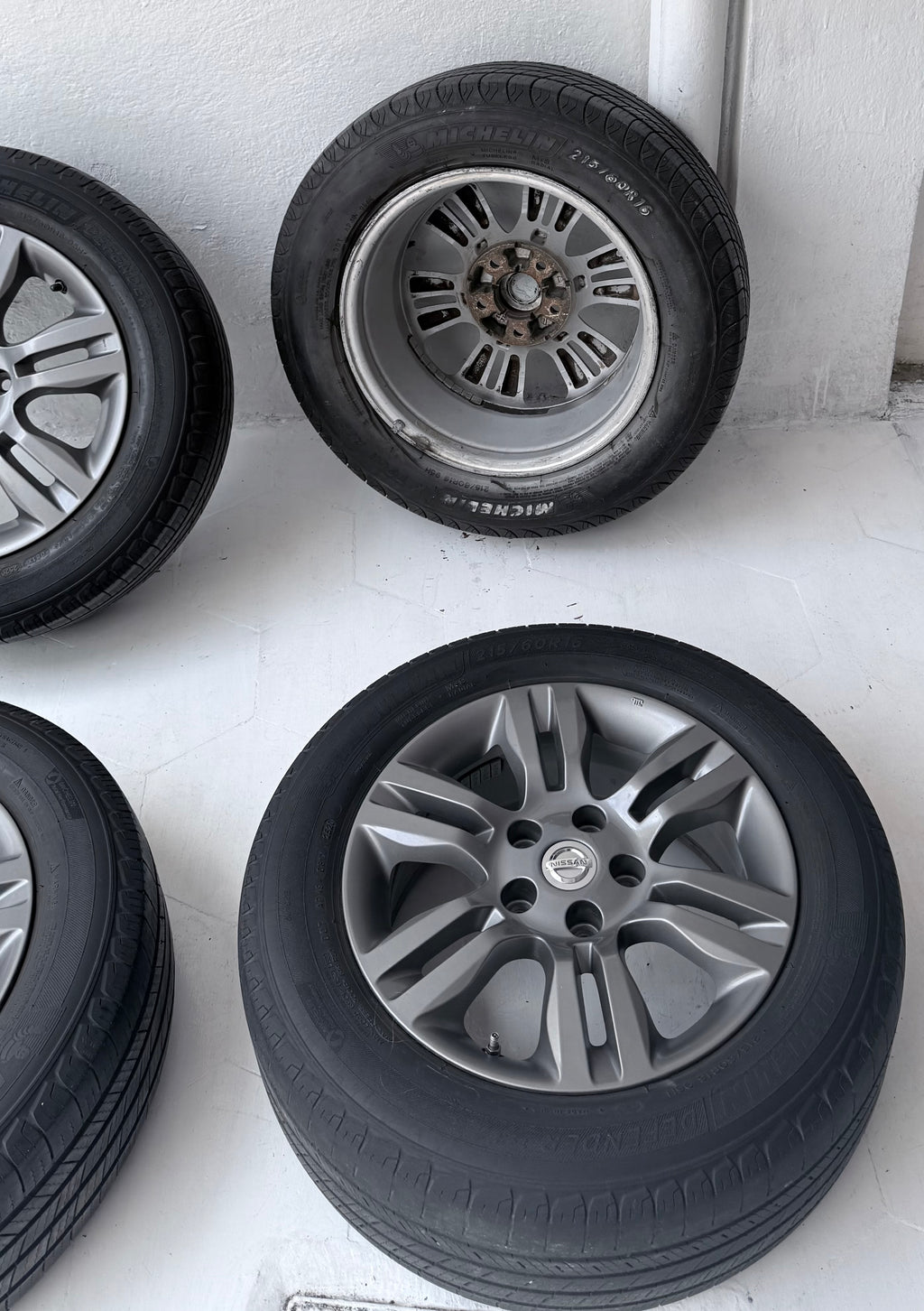 4 Rines con llantas 16” Nissan Altima, X-Trail y Sentra – 5×114