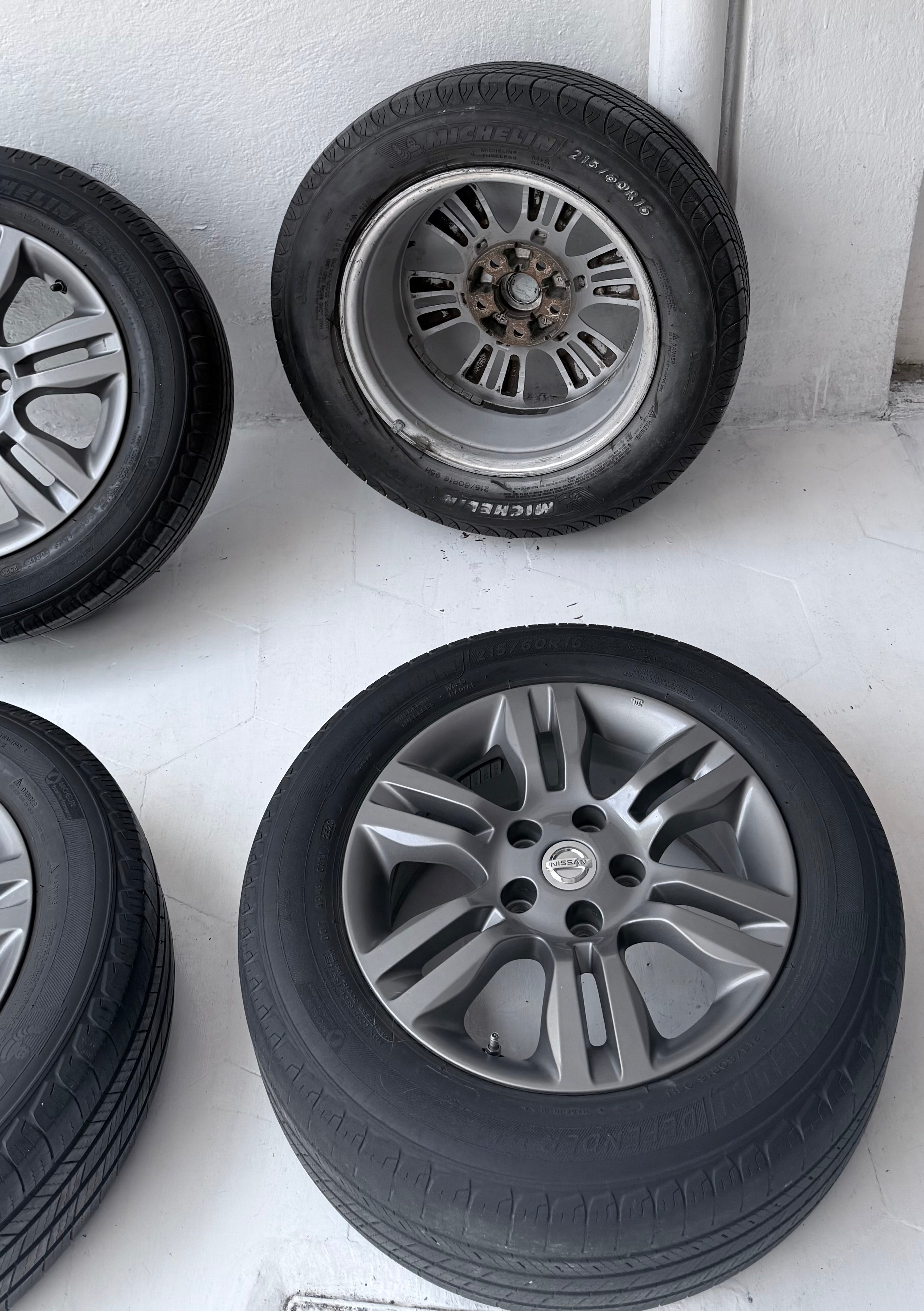 4 Rines con llantas 16” Nissan Altima, X-Trail y Sentra – 5×114