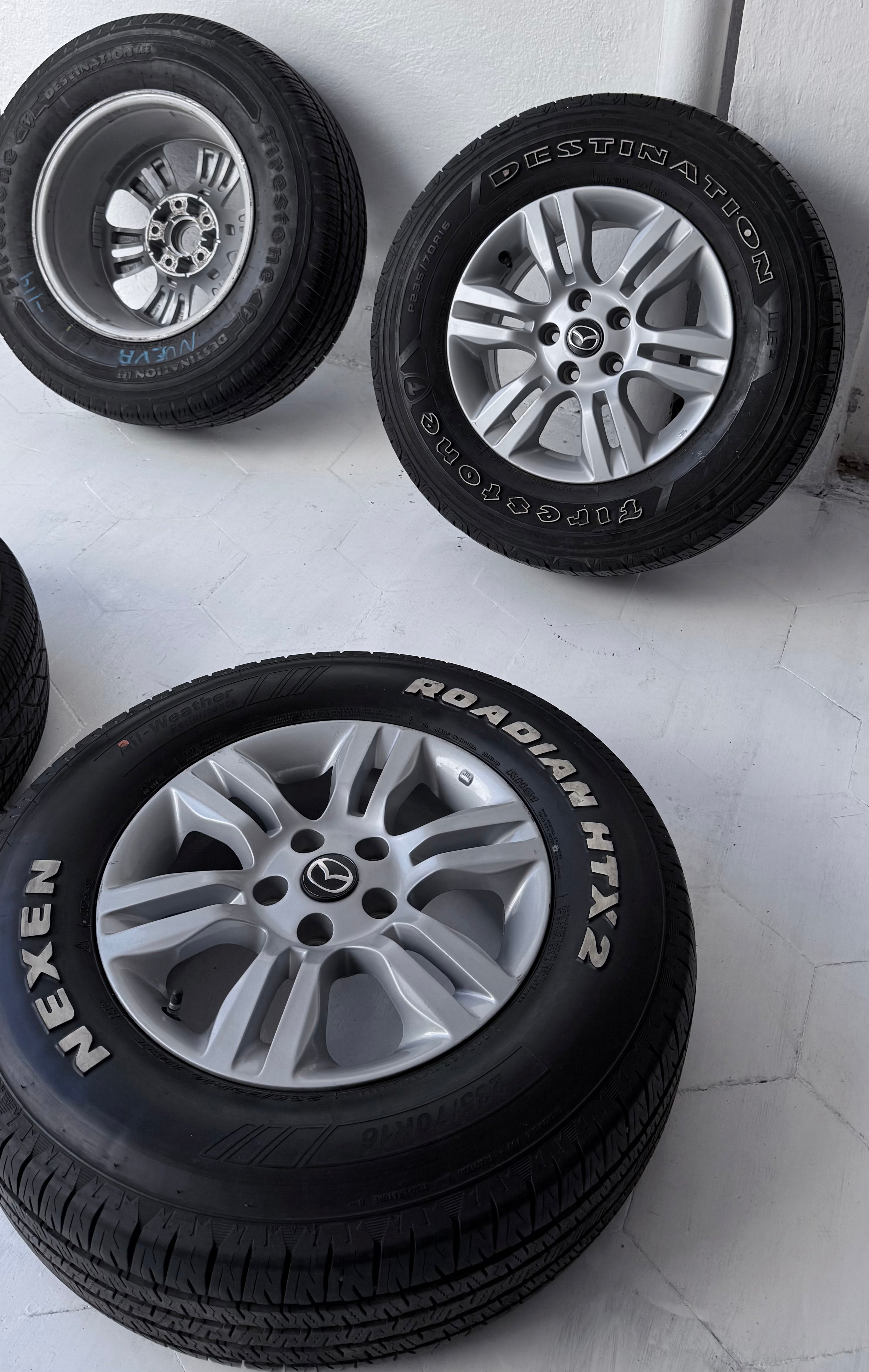 4 Rines con llantas 16” Mazda CX-3, CX-5, CX-7, CX-30 y CX-50 – 5×114