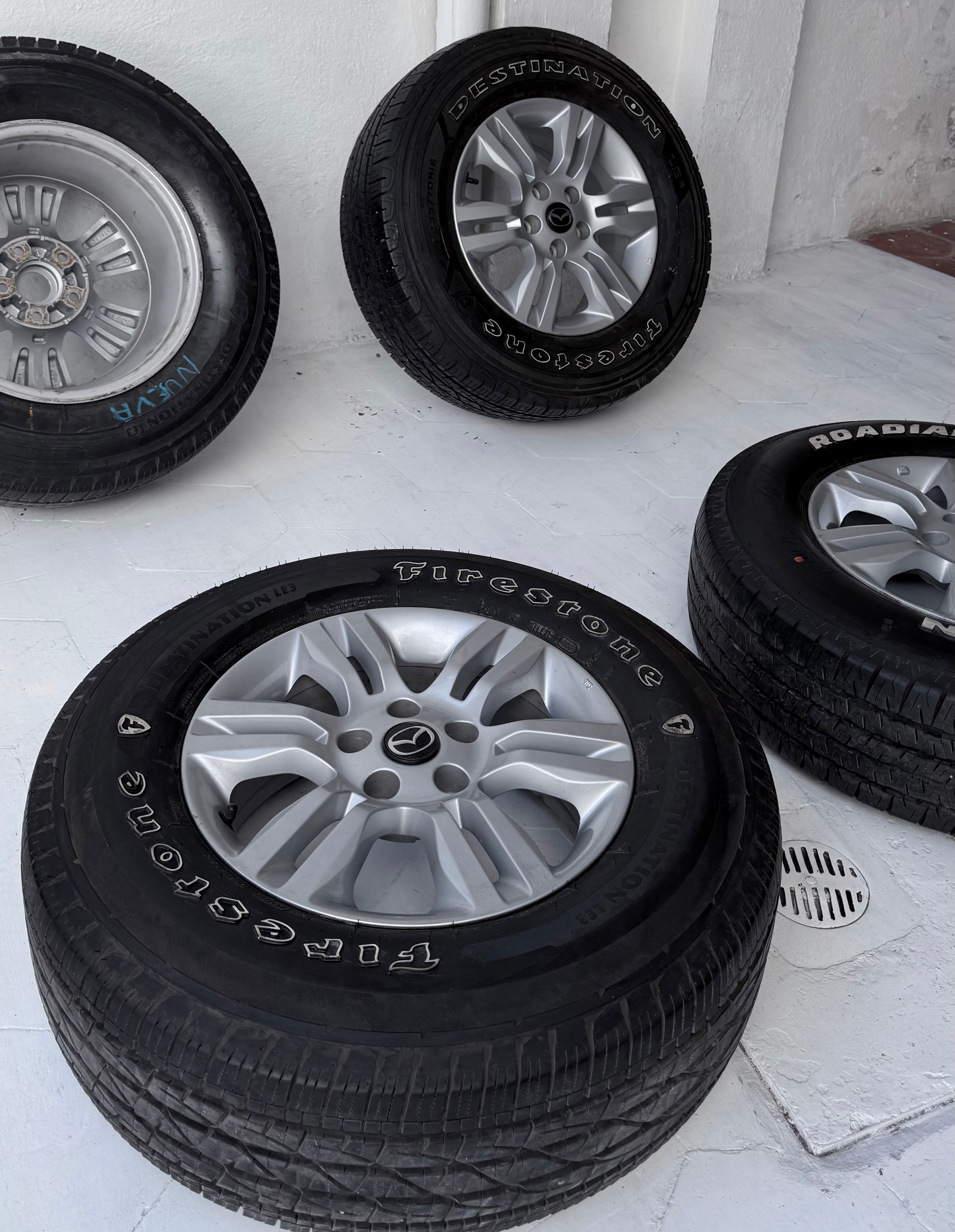 4 Rines con llantas 16” Mazda CX-3, CX-5, CX-7, CX-30 y CX-50 – 5×114