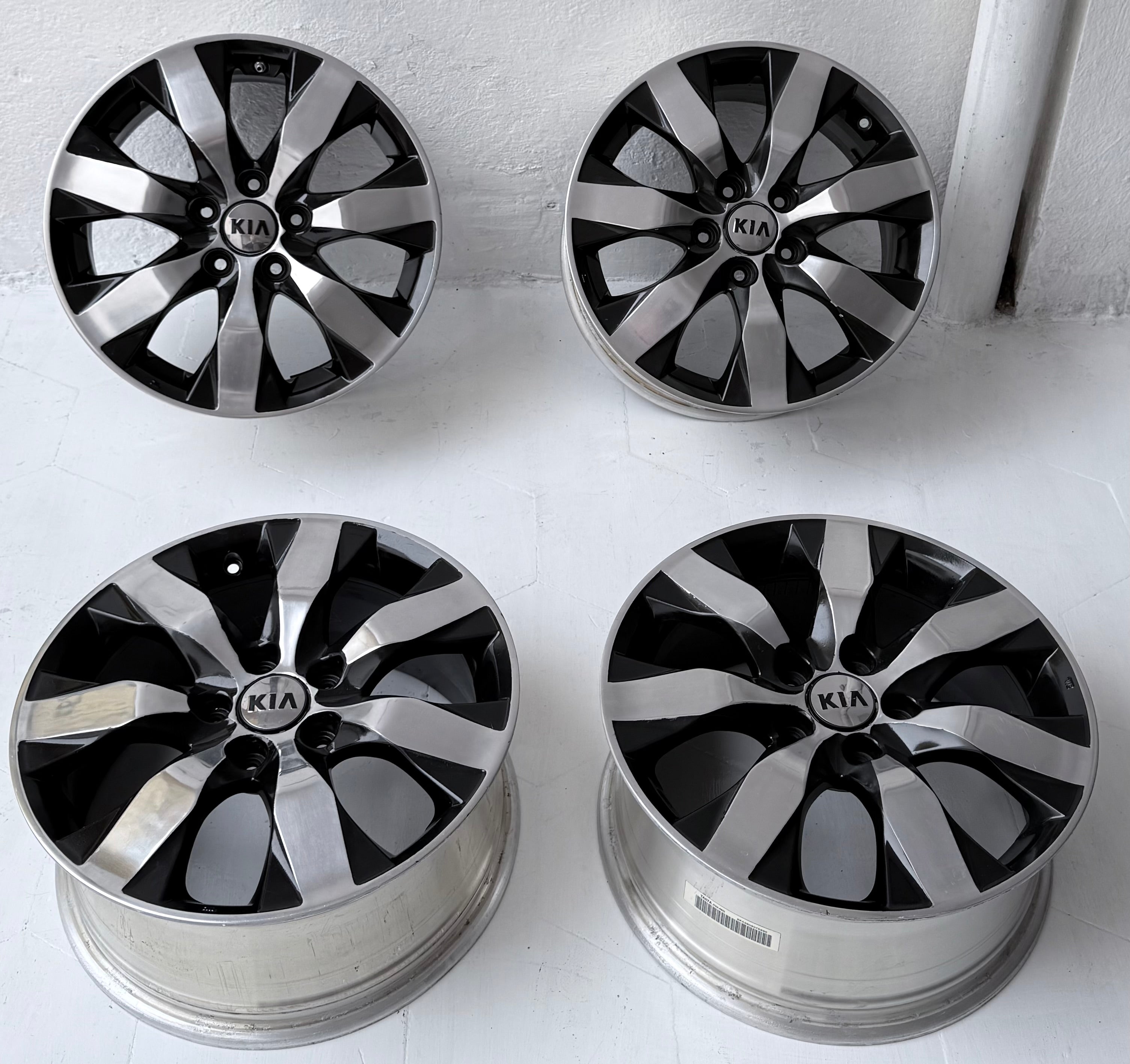 4 Rines 17” Kia Forte, Optima, Sportage y Hyundai Tucson, Creta, Elantra, Solesta – 5×114