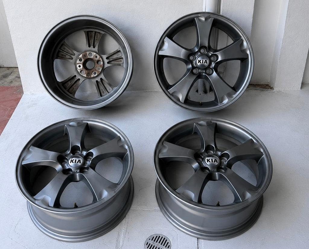 4 Rines 17” Kia Forte, Optima, Sportage y Hyundai Tucson, Santa Fe – 5×114