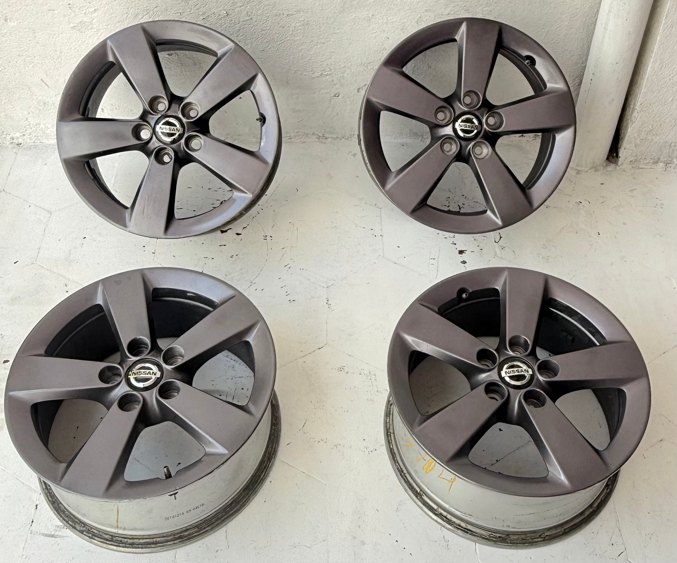 4 Rines 16” Nissan Sentra, Altima y X-Trail – 5×114