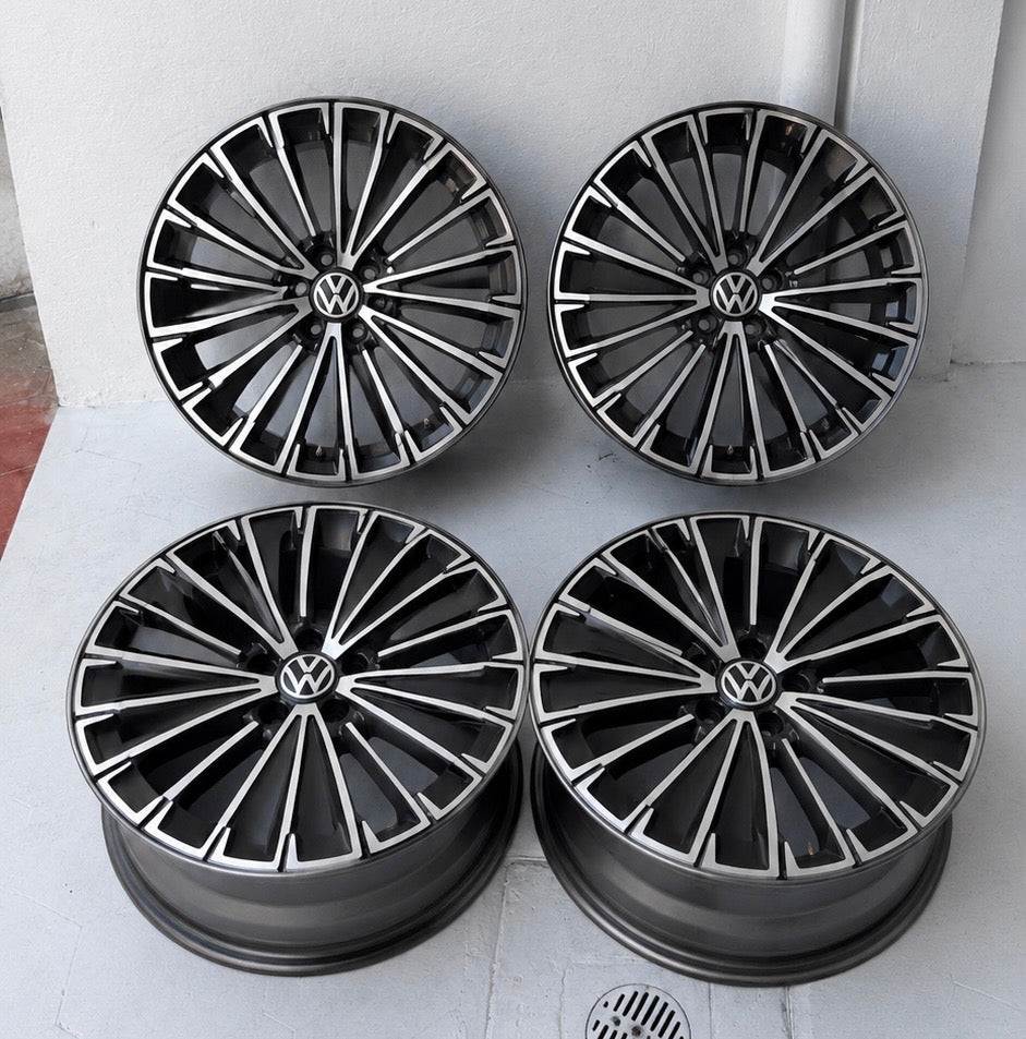 4 Rines 18” Volkswagen Tiguan y Taos – 5×112