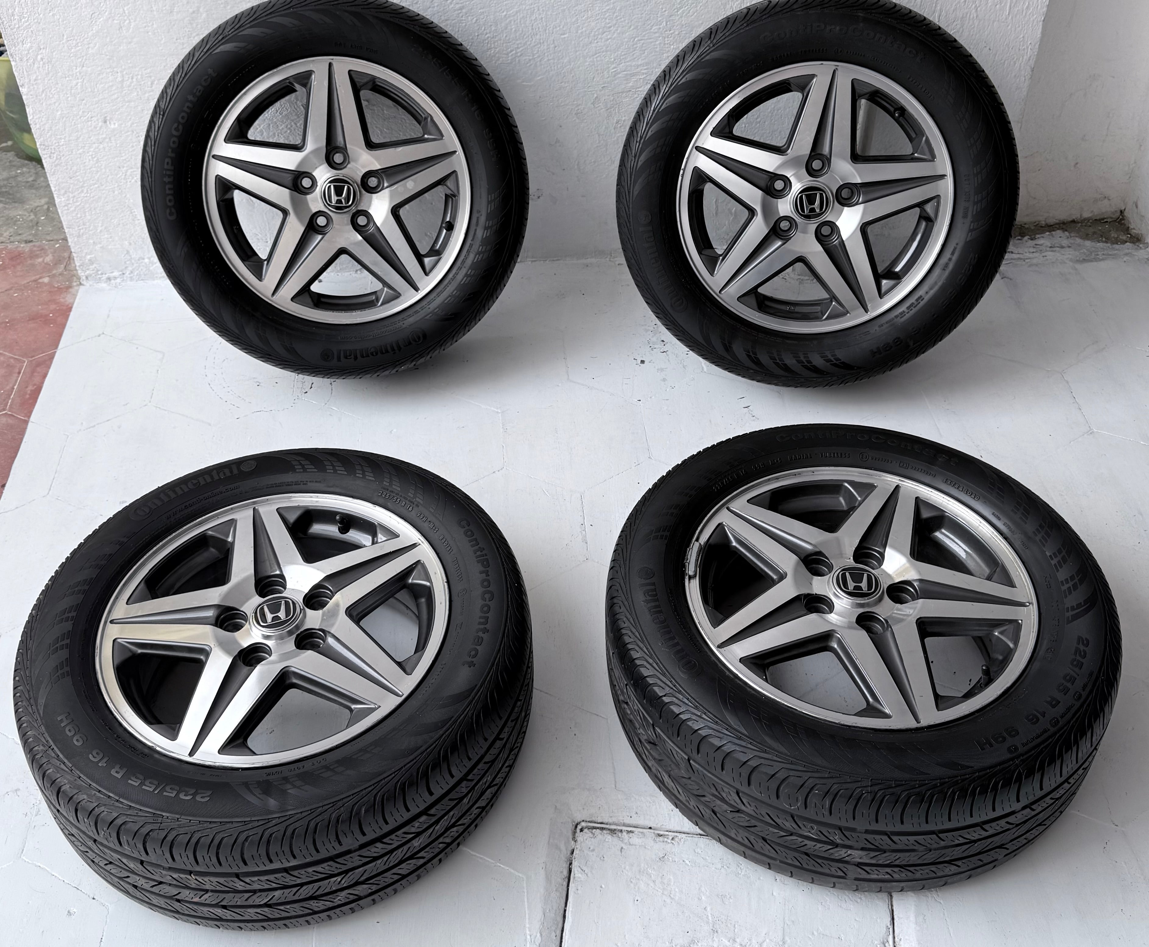 4 Rines con llantas 17” Honda Accord, Civic, CR-V, HR-V y Element – 5×114