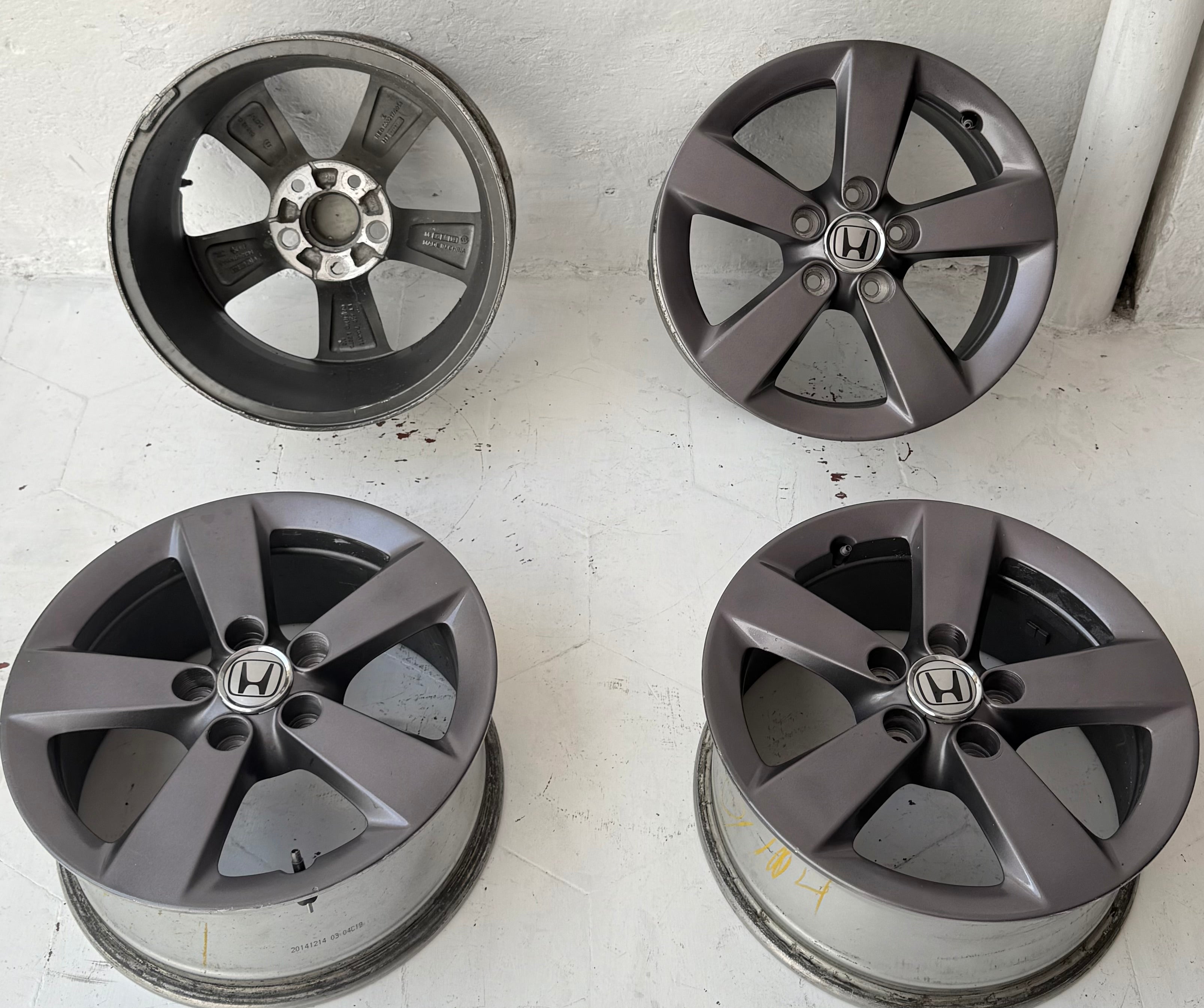 4 Rines 16” Honda Accord, Civic, CR-V y HR-V – 5×114