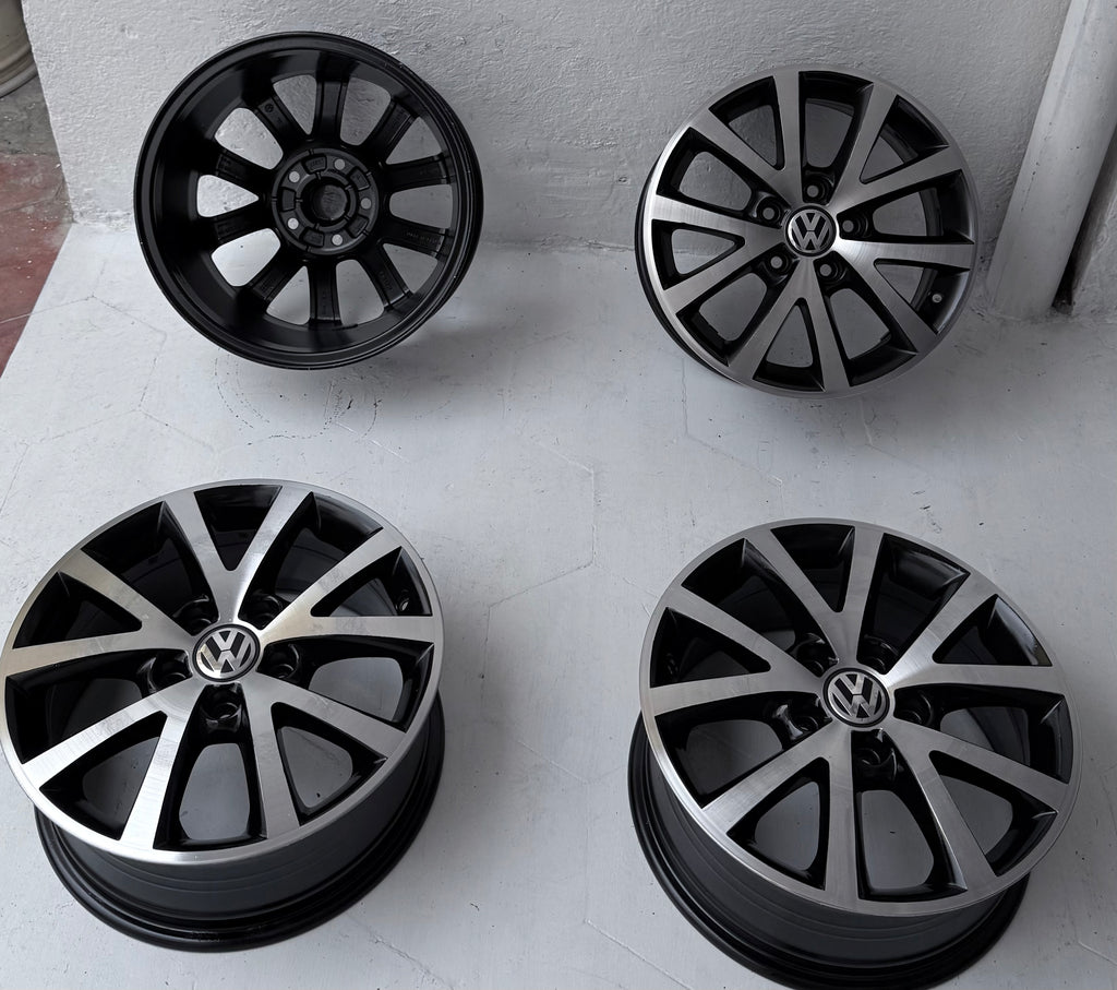 4 Rines 16” Volkswagen Jetta MK6, Jetta MK7, Passat, Tiguan y Bora – 5×112