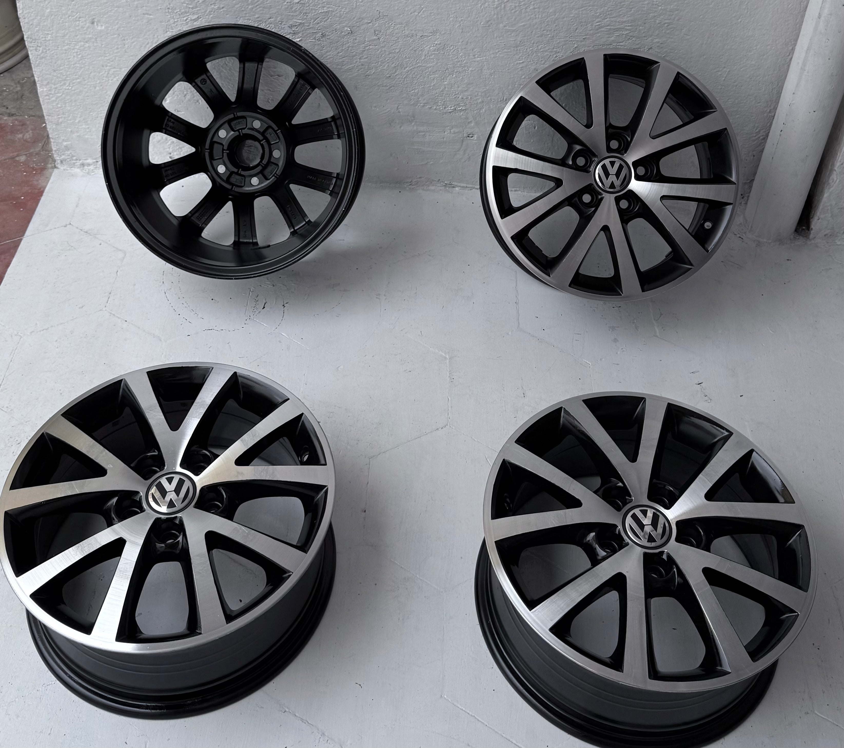 4 Rines 16” Volkswagen Jetta MK6, Jetta MK7, Passat, Tiguan y Bora – 5×112