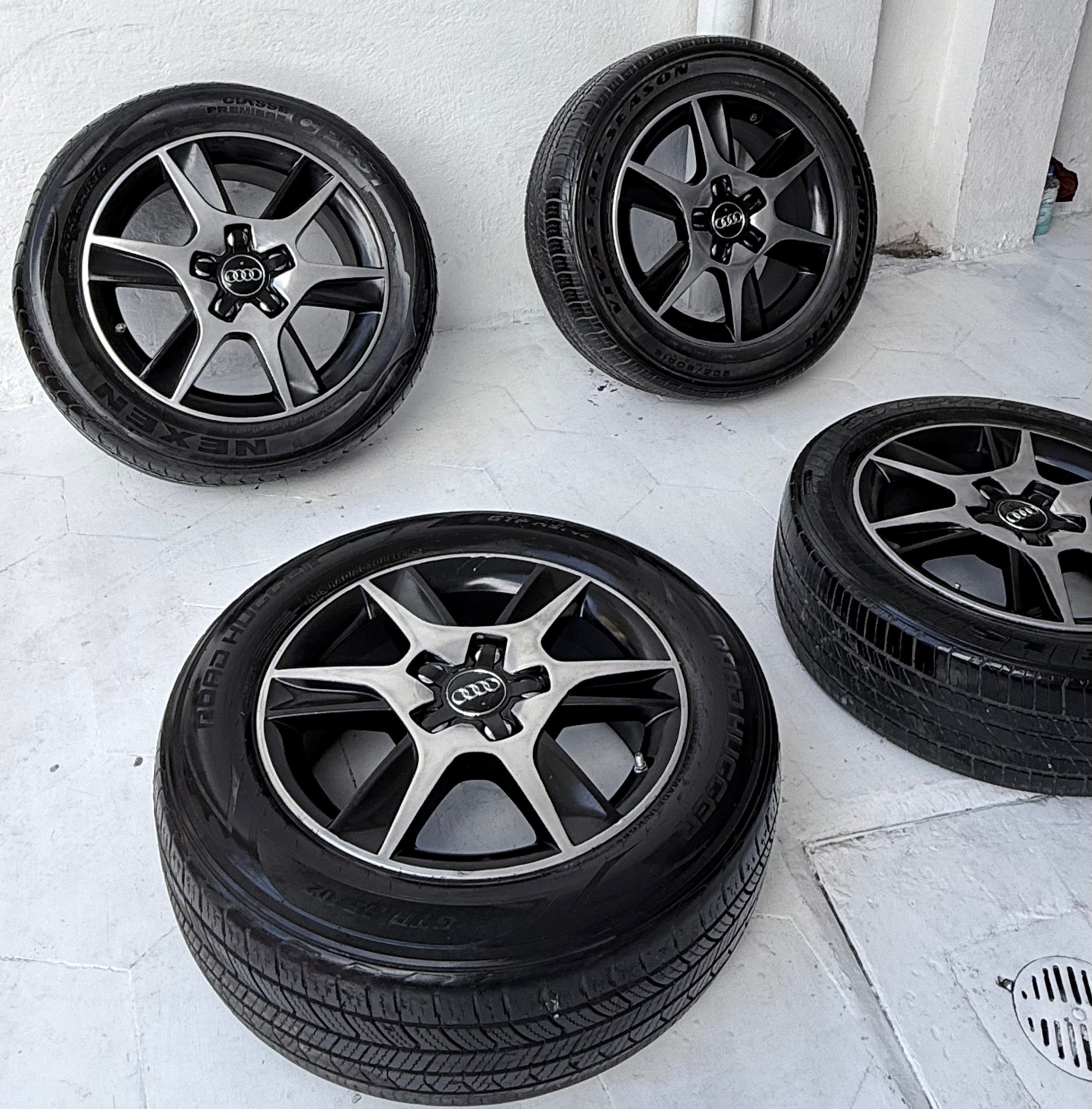 4 Rines con llantas 16” Audi A3 / Volkswagen Jetta MK7 y Bora – 5×112