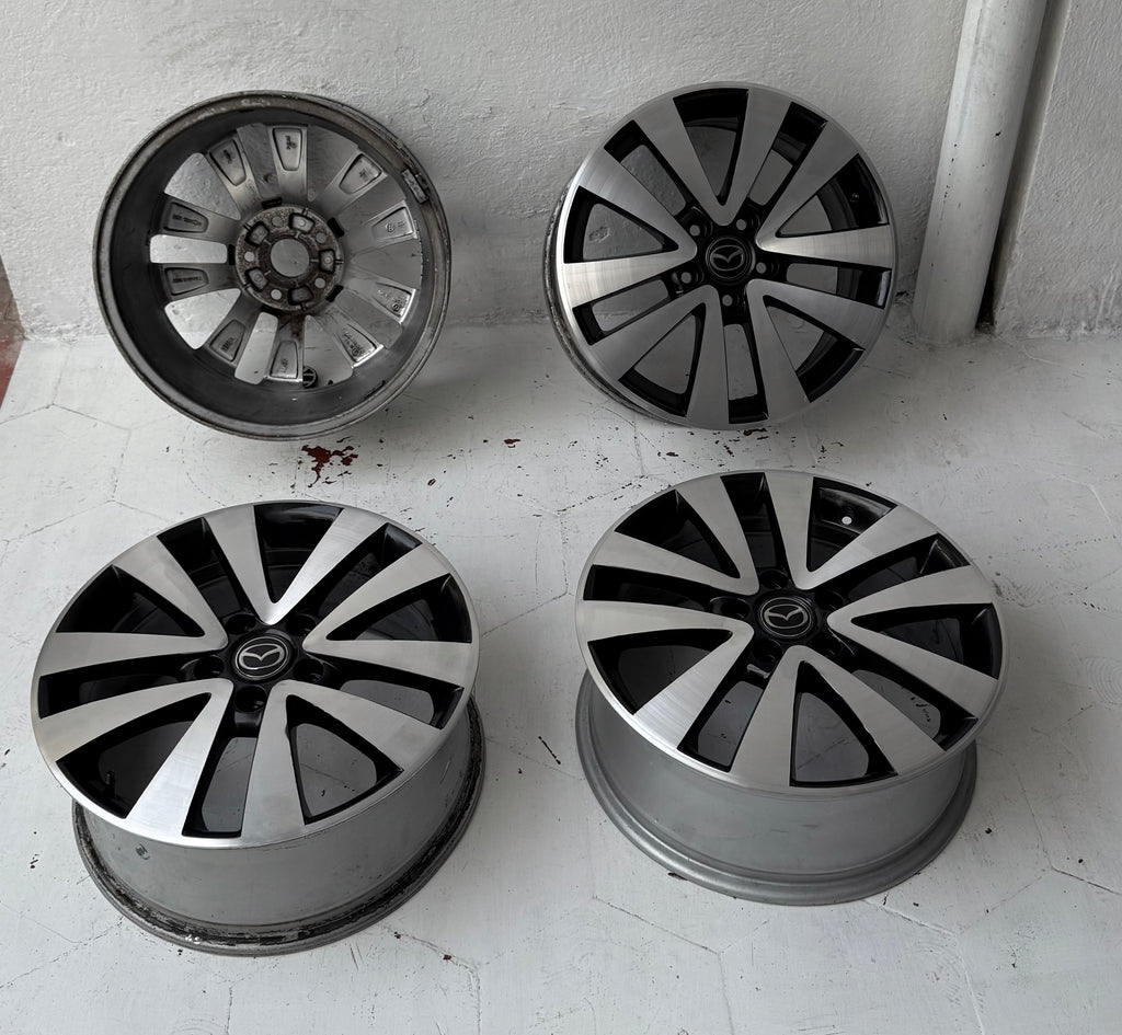 4 Rines 17” Mazda – 5×114