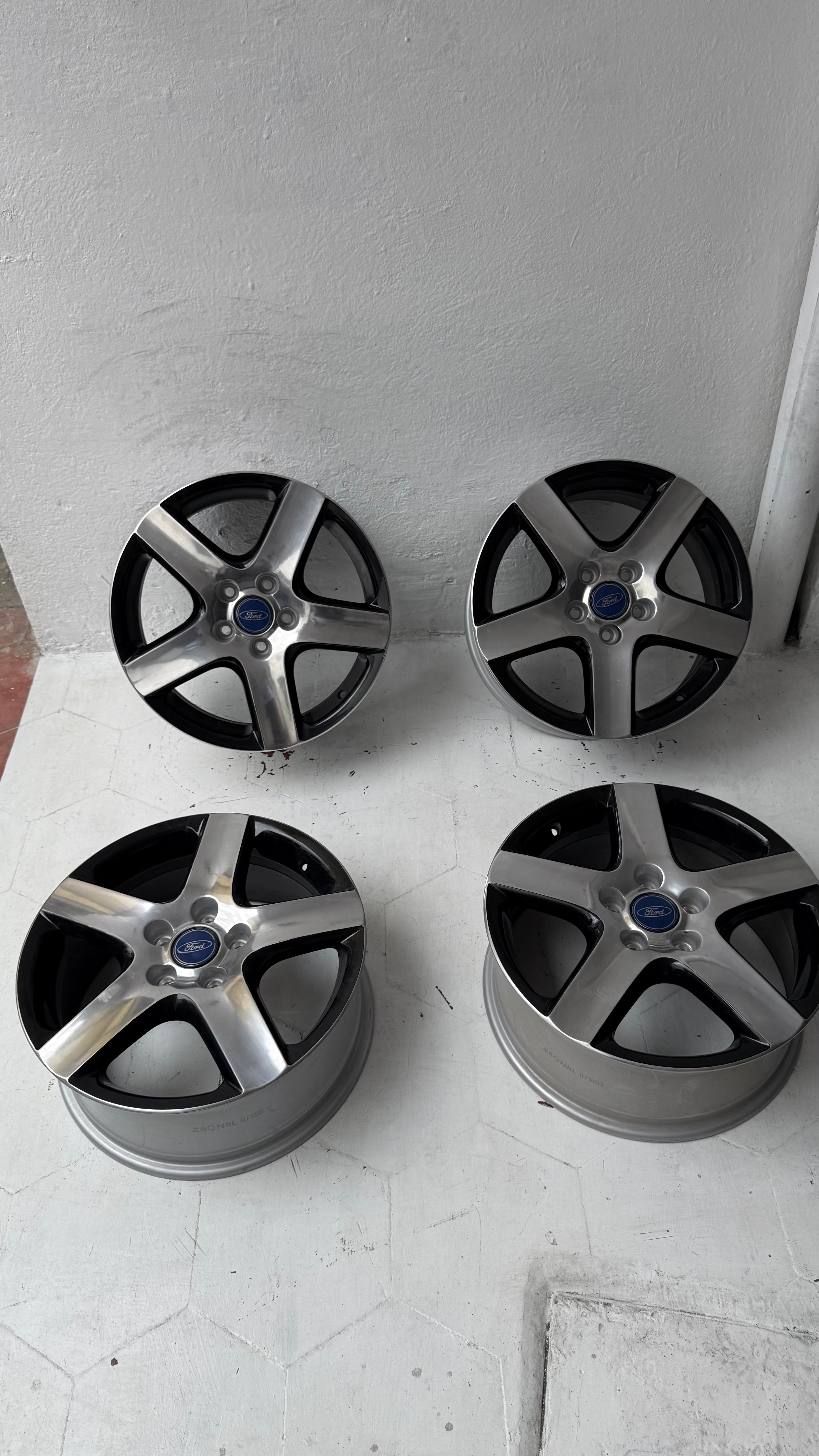 4 Rines 17” Ronal para Ford Mustang, Ranger y Explorer – 5×114