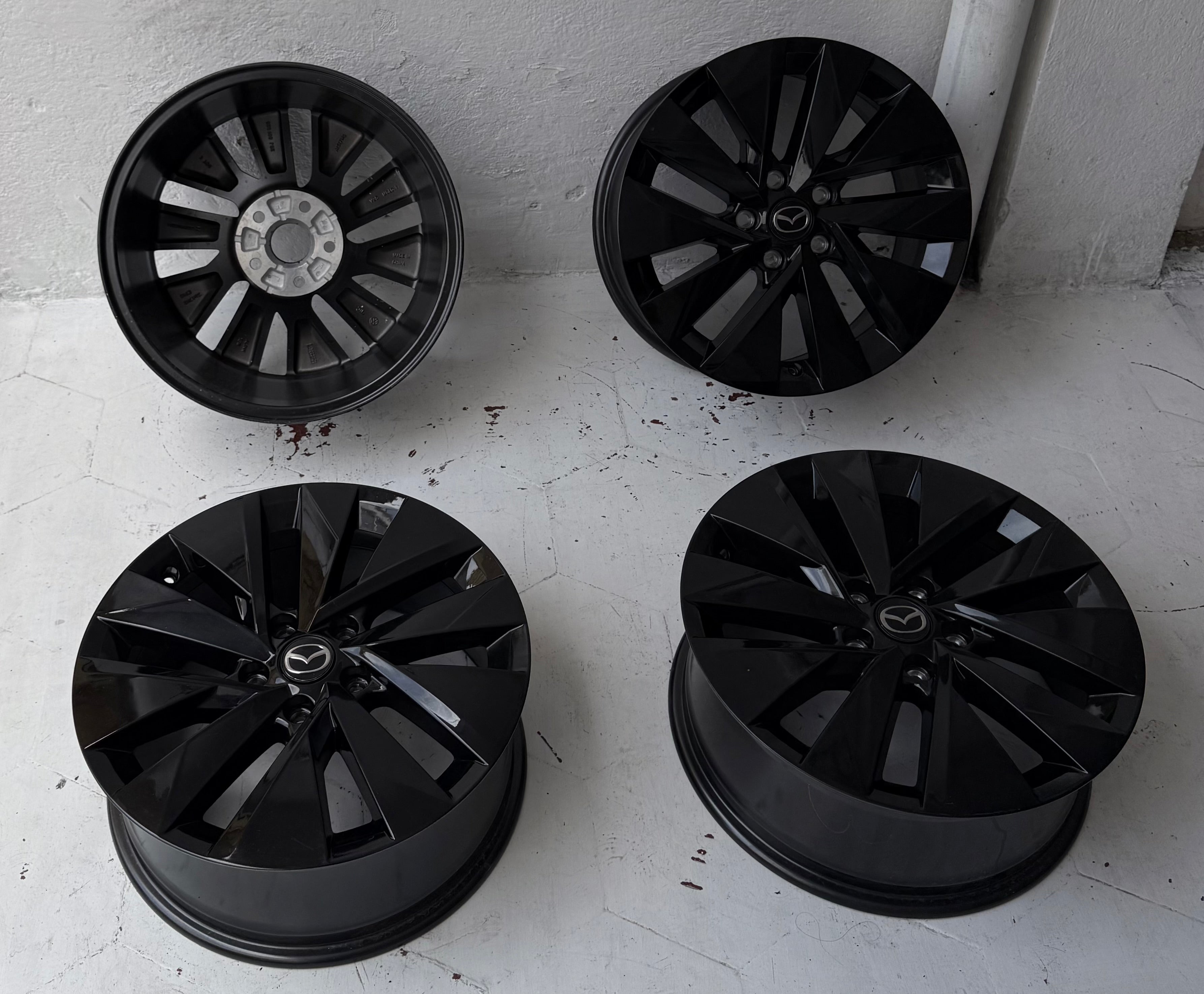 4 Rines 17” Mazda – 5×114