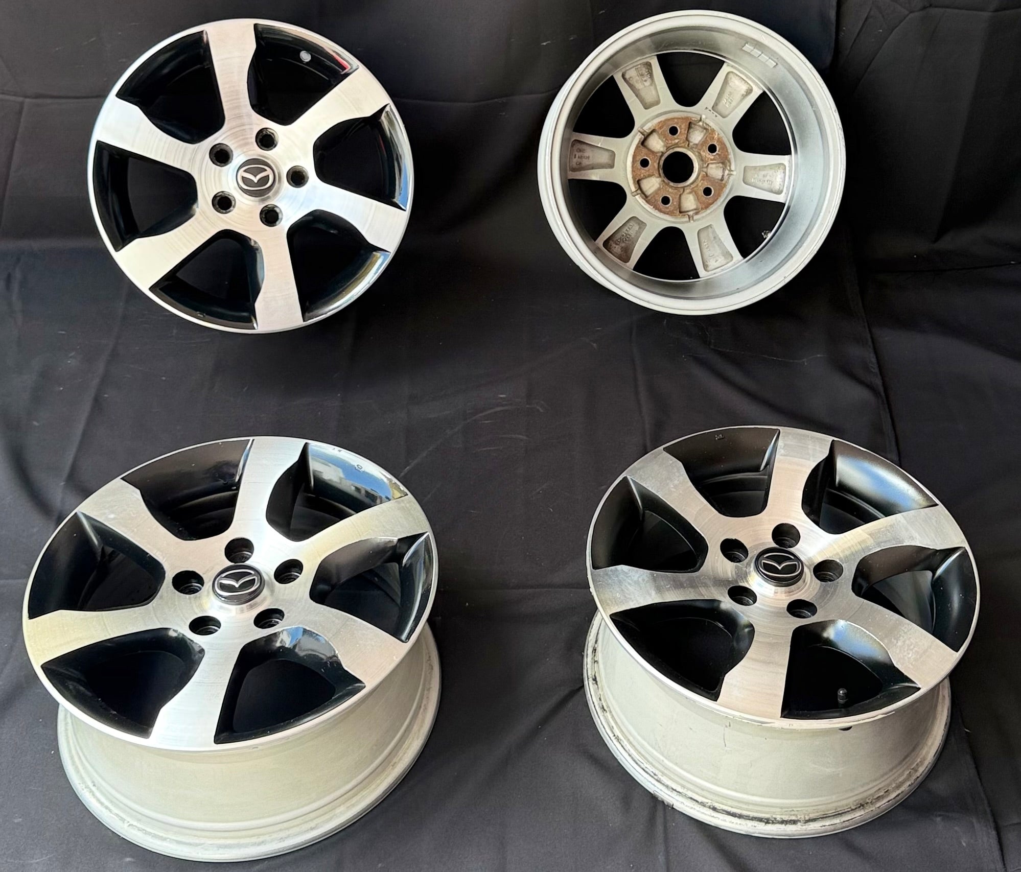 4 Rines 16” Mazda 3, Mazda 6, CX-3 y CX-5 – 5×114