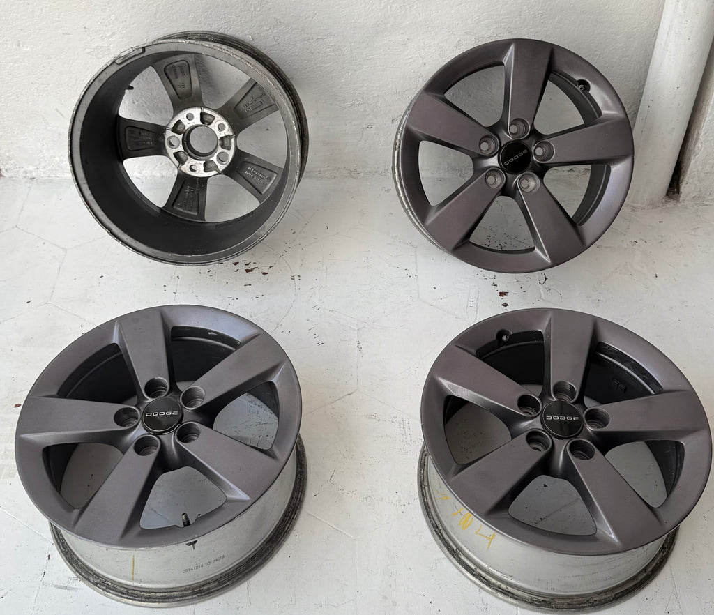 4 Rines 16” Dodge Caravan, Voyager, Avenger, Caliber, Jeep Liberty, Patriot, Compass y Nitro – 5×114