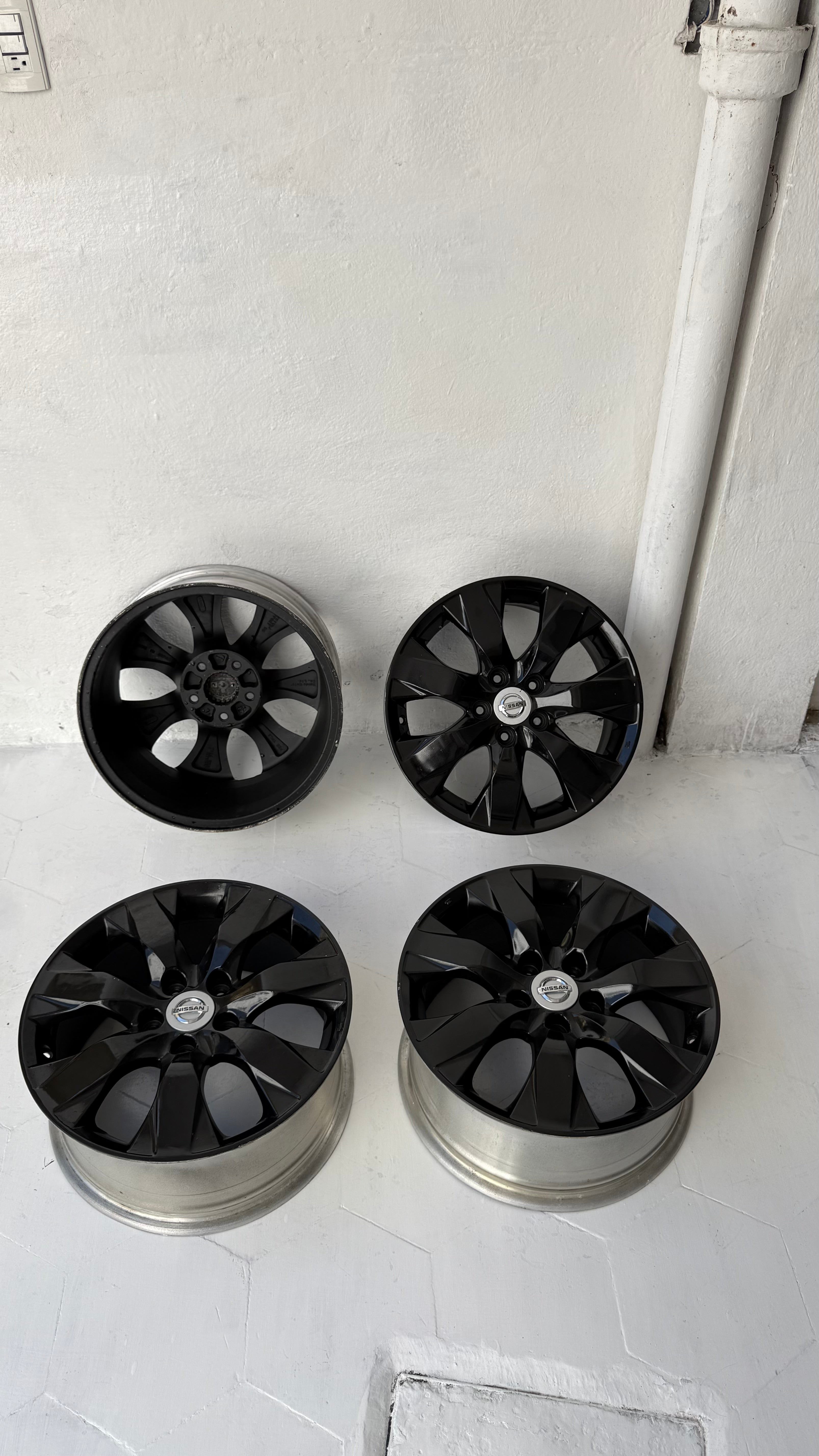 4 Rines 17” Nissan Sentra Altima X-Trail Originales Seminuevos 5x114