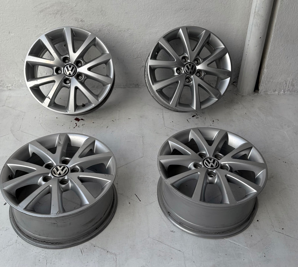 4 Rines 16” Volkswagen Golf y Jetta MK6, MK7 – 5×112