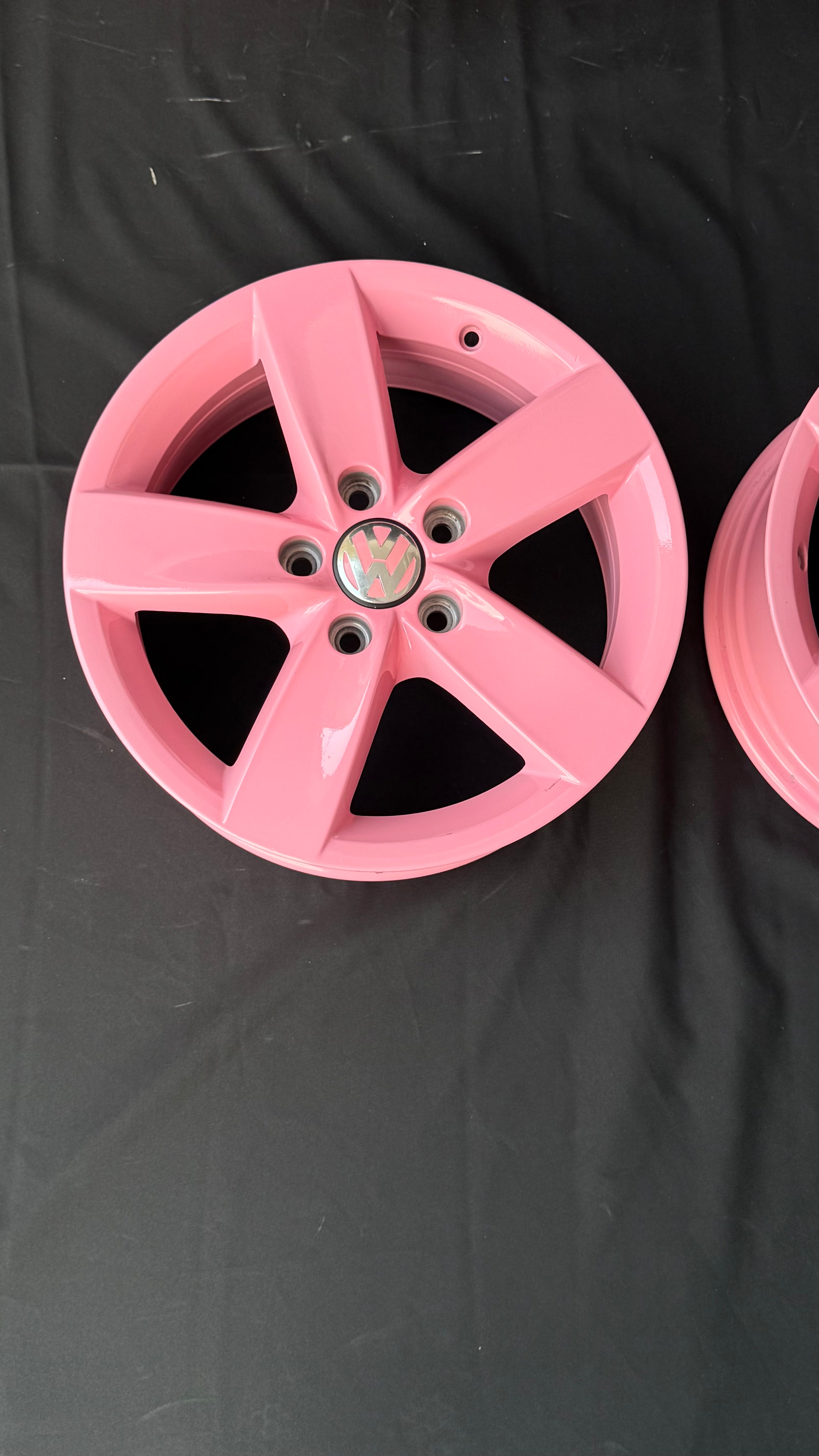 4 Rines 16” Edición Barbie Volkswagen New Beetle Nuevos y Originales