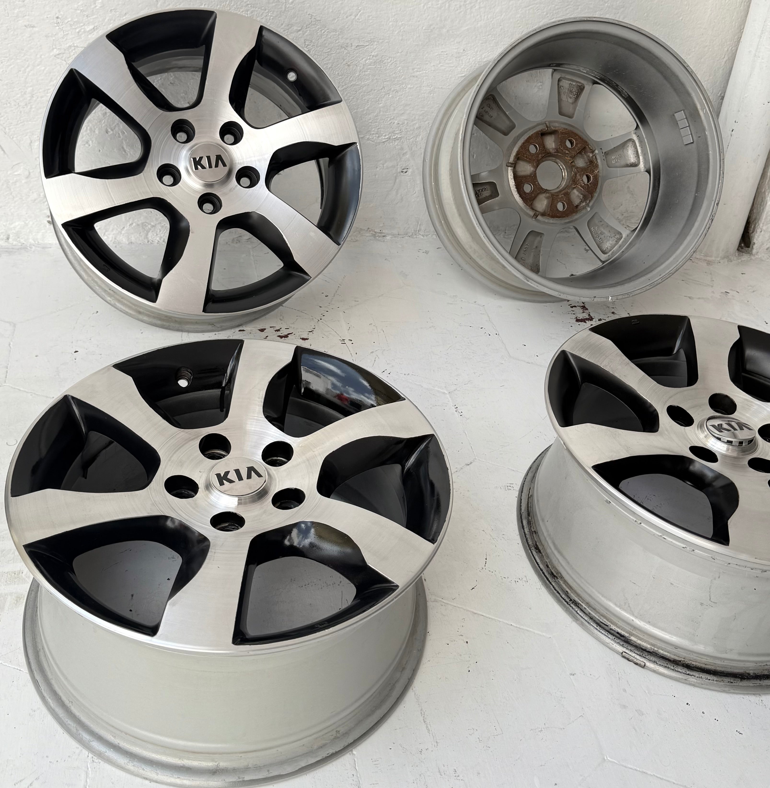 4 Rines 16” Kia Forte, Optima y Sportage – 5×114 – Modelo 2016