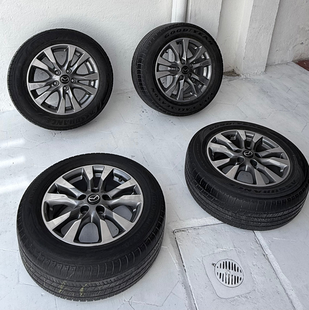 4 Rines con llantas 16” Mazda 3, Mazda 6, CX-3 y CX-5 – 5×114