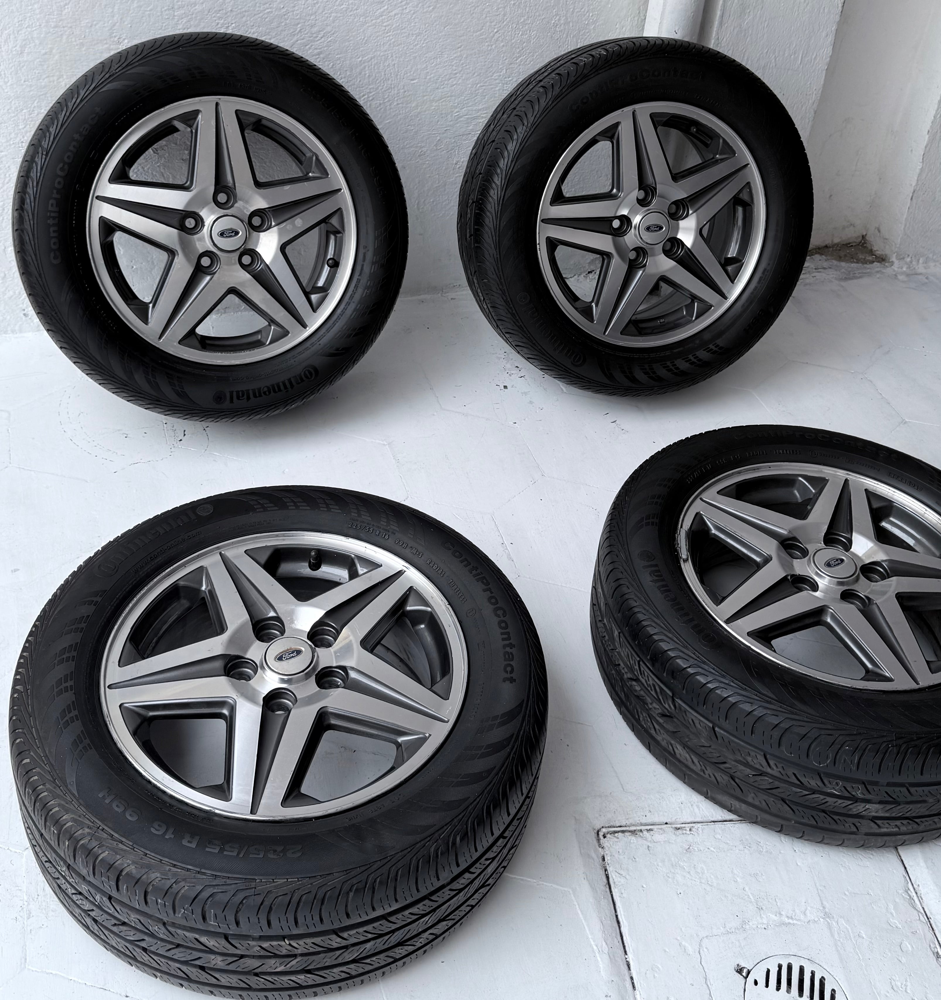 4 Rines con llantas 16” Ford Mustang, Ranger y Explorer – 5×114
