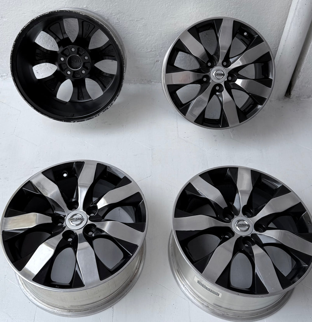 4 Rines 17” Nissan Rogue, X-Trail, Altima, Sentra y Juke – 5×114