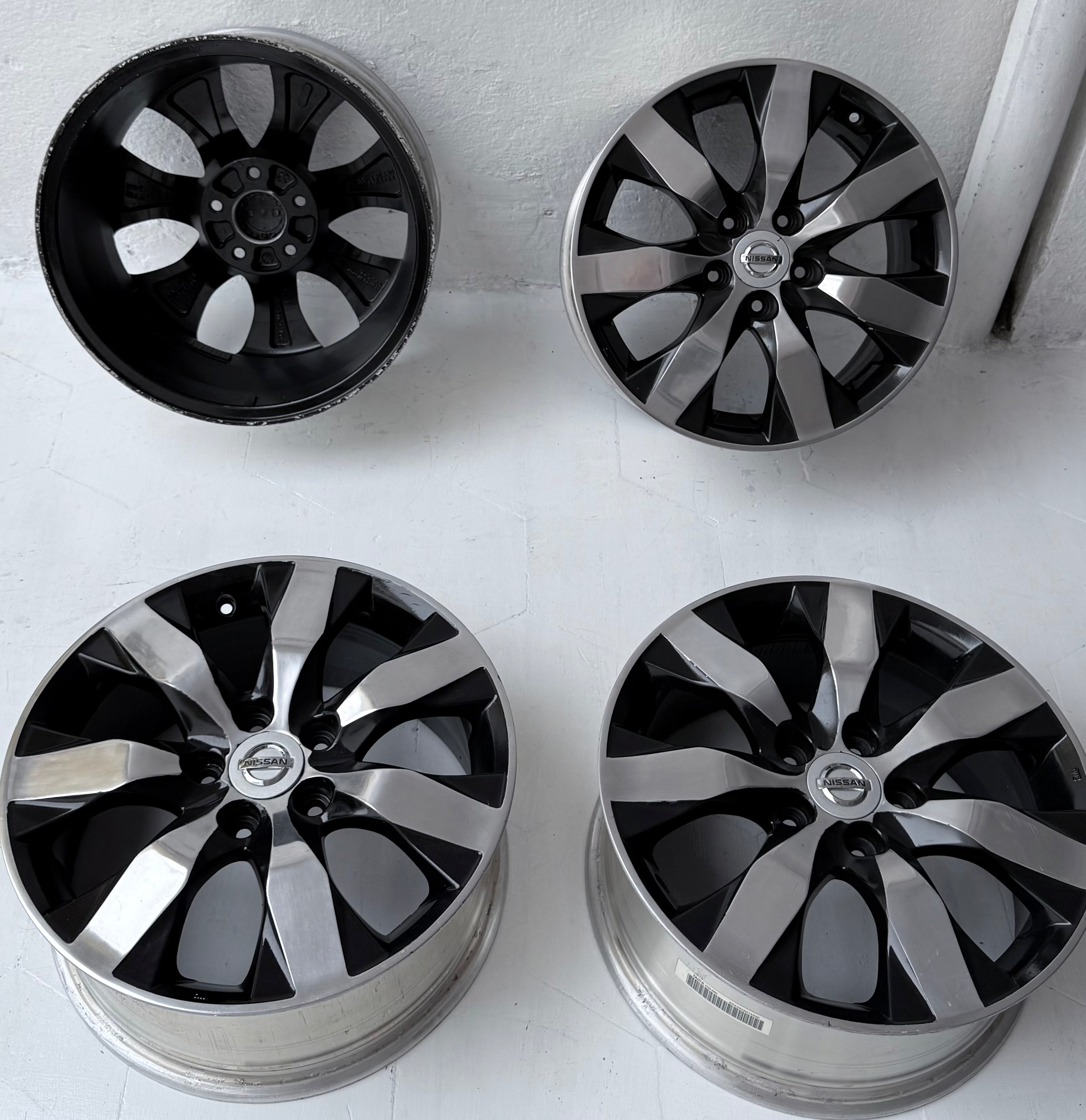4 Rines 17” Nissan Rogue, X-Trail, Altima, Sentra y Juke – 5×114