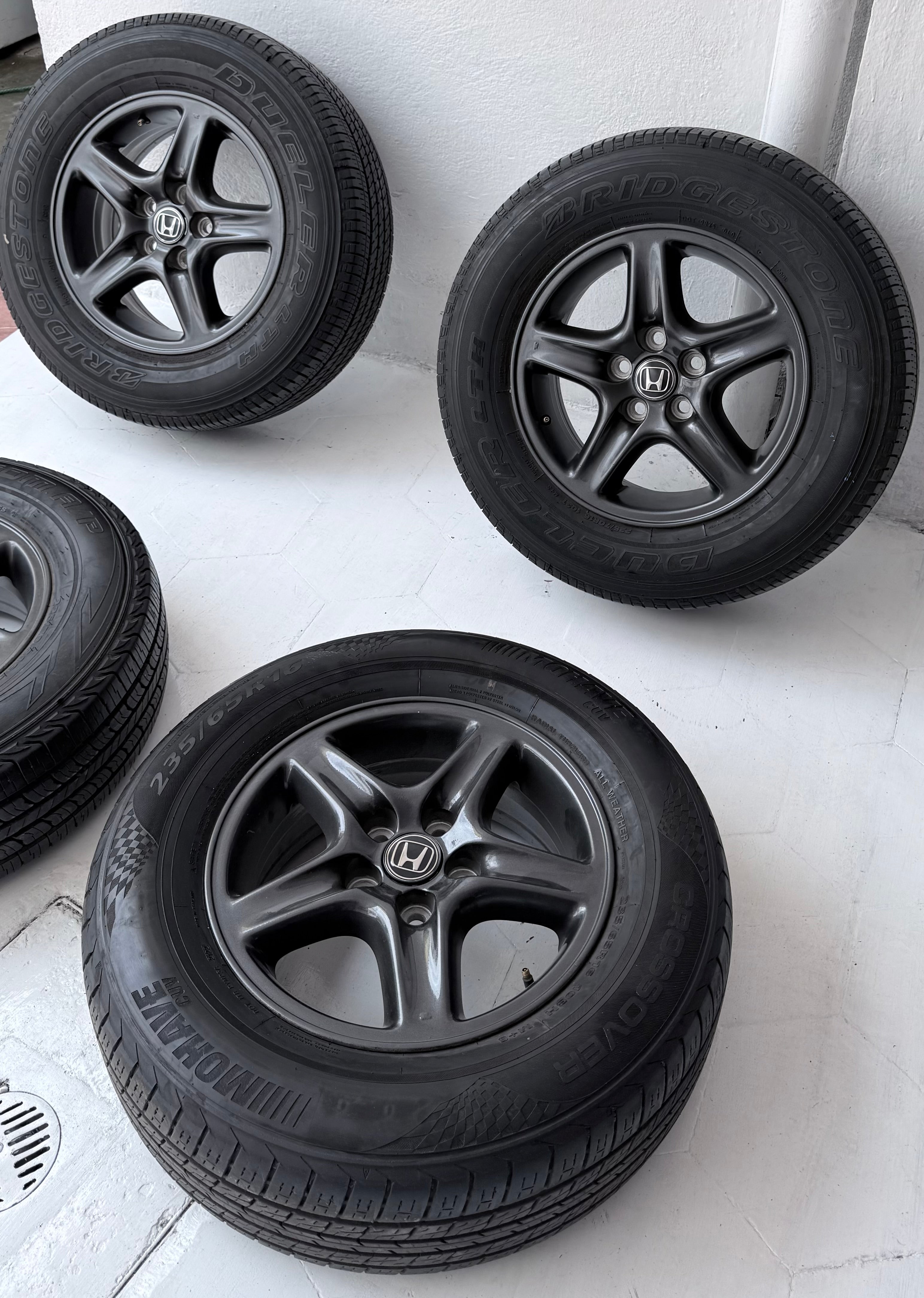 4 Rines con llantas 16” Honda CR-V, HR-V y Civic – 5×114