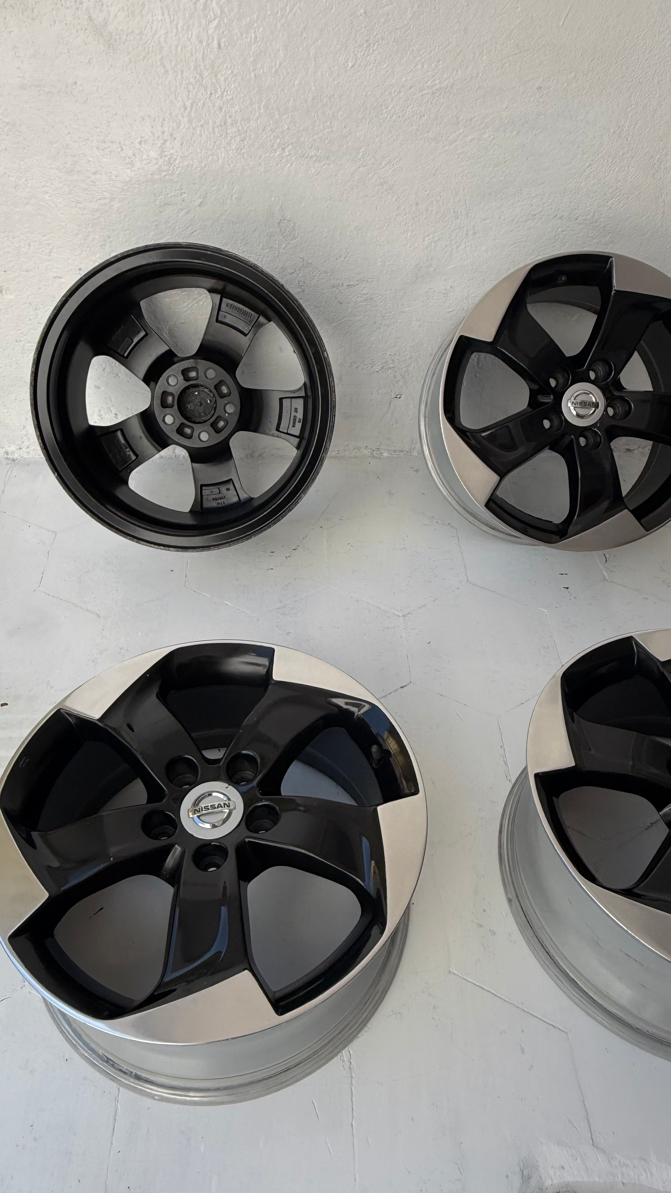 4 Rines 17” Nissan Sentra, Altima y X-Trail Originales Seminuevos 5x114