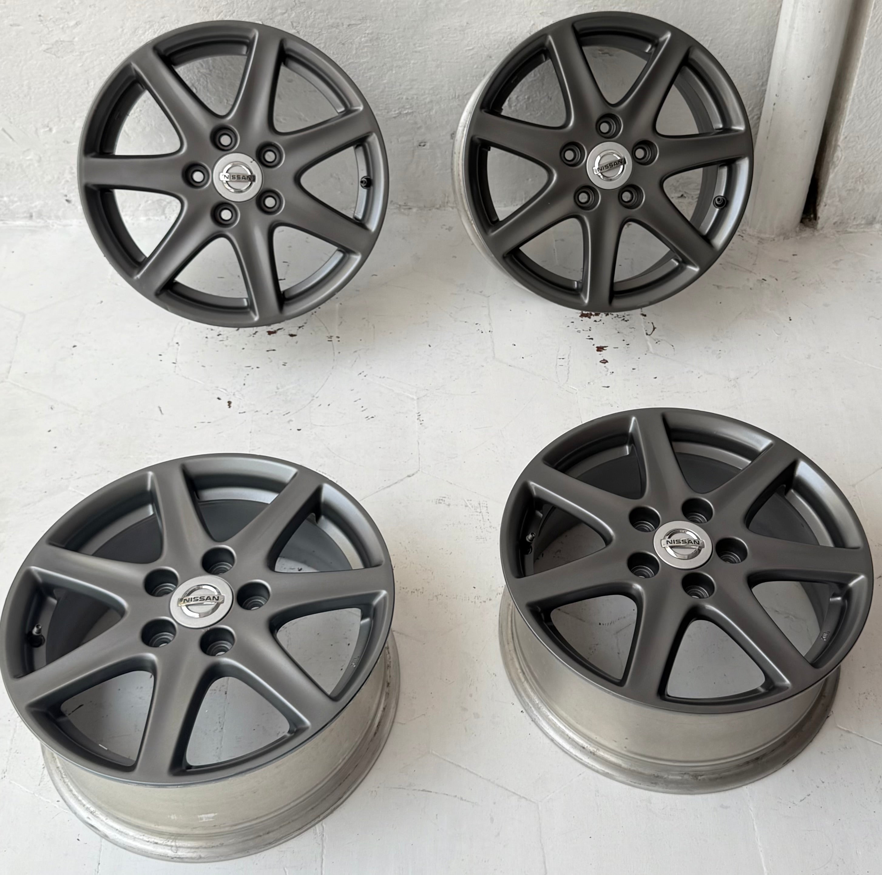 4 Rines 16” Nissan Sentra, Altima y X-Trail – 5×114