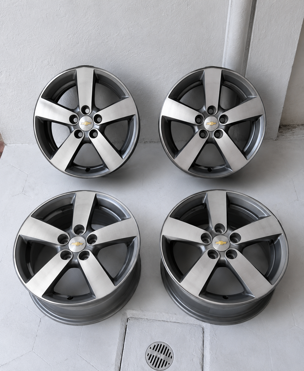 4 Rines 16” Chevrolet HHR, Malibu 2004–2012, Cobalt y Vectra – 5×110