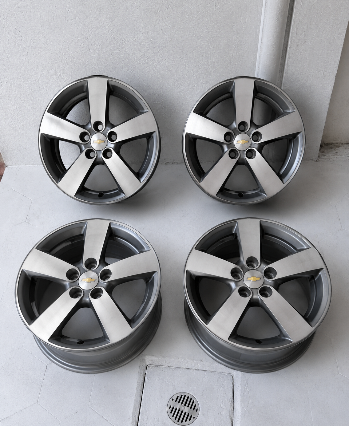 4 Rines 16” Chevrolet HHR, Malibu 2004–2012, Cobalt y Vectra – 5×110