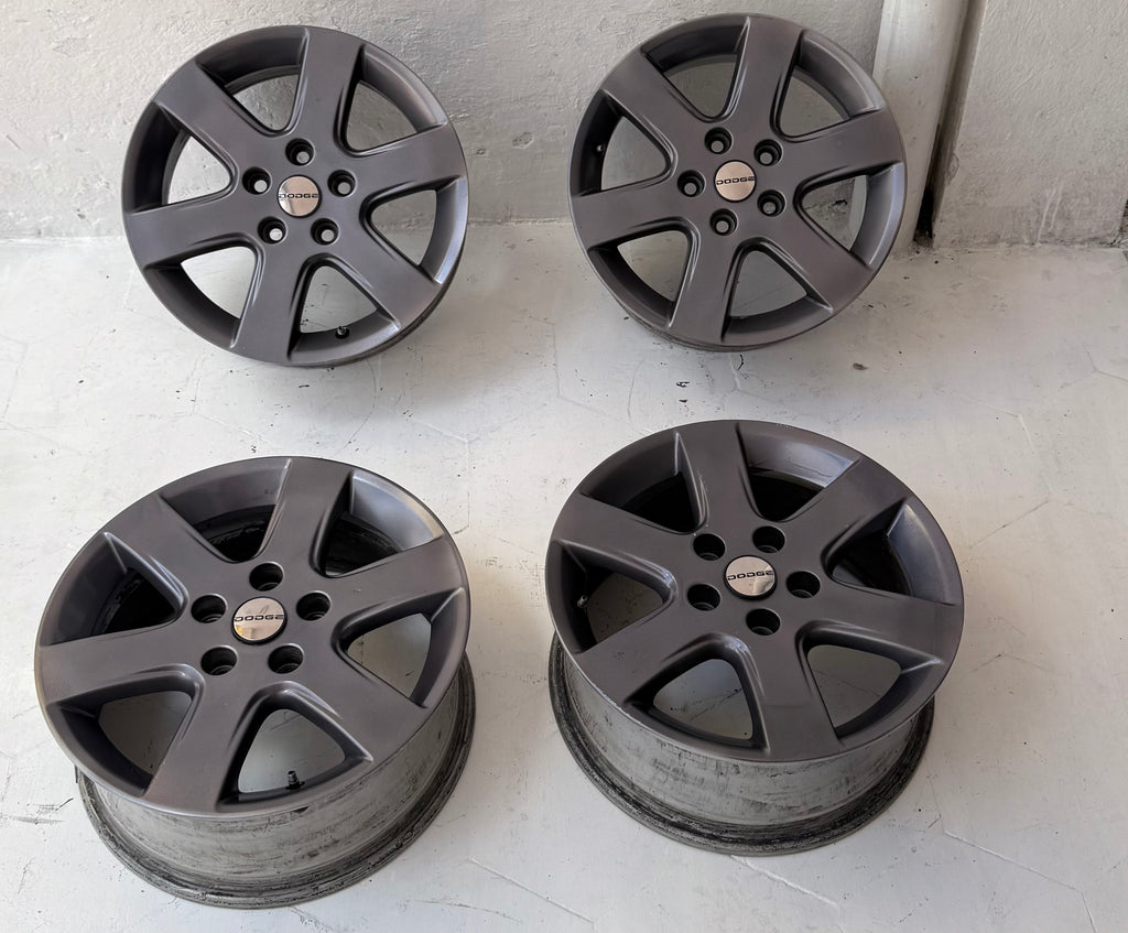 4 Rines 16” Dodge Jeep Liberty Compass Patriot Nitro Voyager Caravan Avenger 5x114 Originales