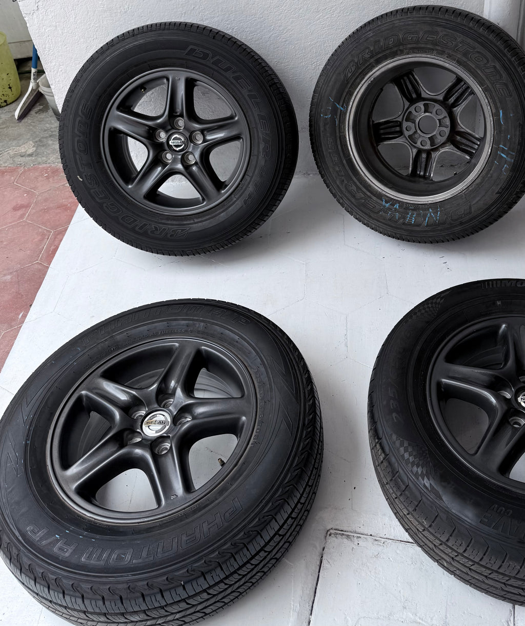 4 Rines con llantas 16” Nissan Rogue, X-Trail, Kicks y Altima – 5×114