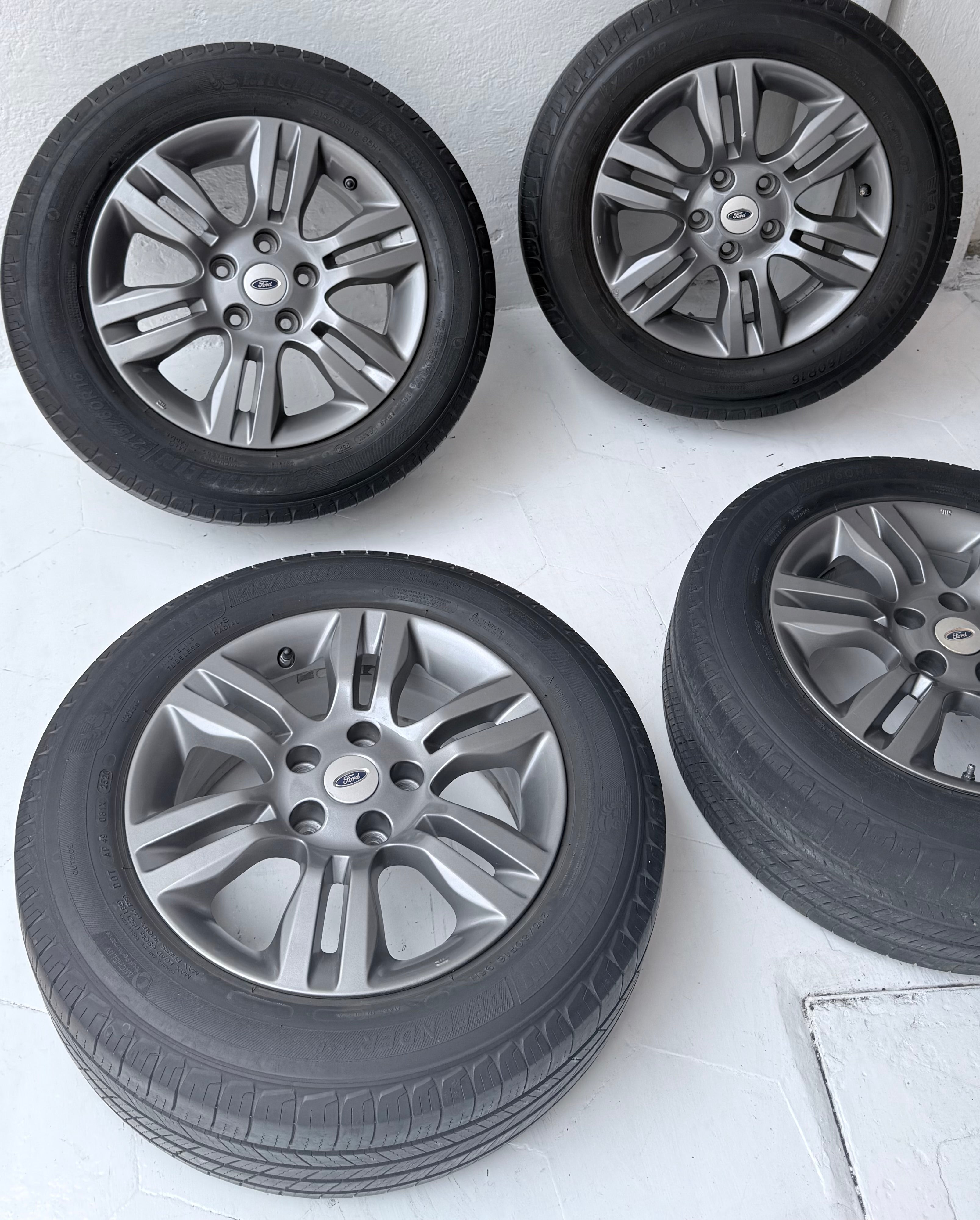 4 Rines con llantas 16” Ford Mustang, Ranger y Explorer – 5×114