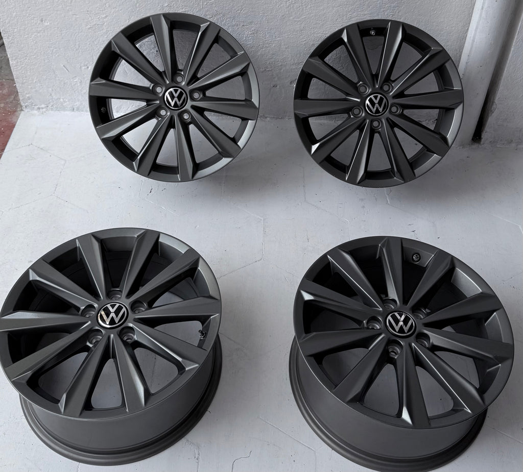 4 Rines 17” Volkswagen Taos, Tiguan, Golf, Jetta MK6, Jetta MK7, Bora, Passat y New Beetle – 5×112