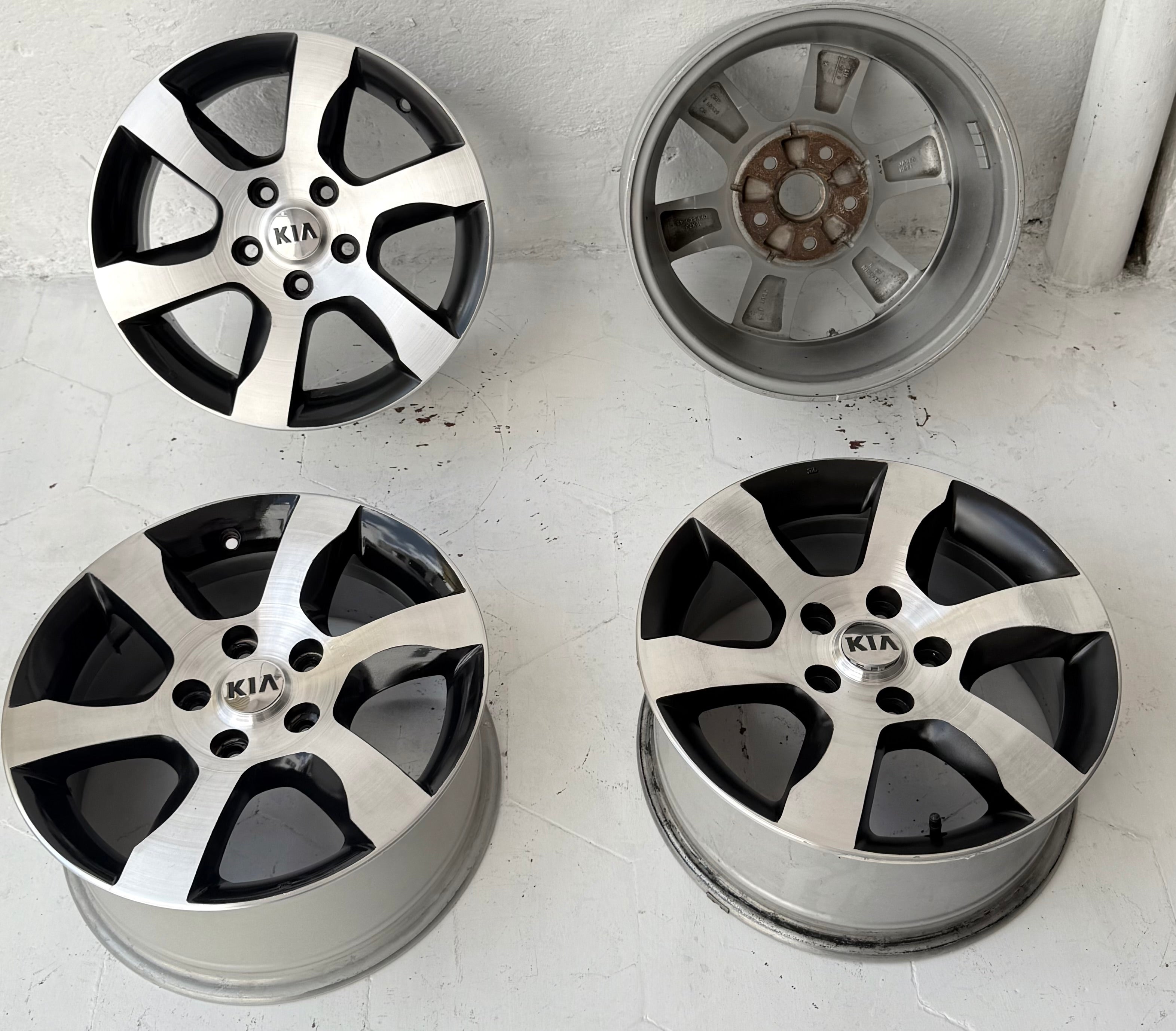 4 Rines 16” Kia Forte, Optima y Sportage – 5×114 – Modelo 2016