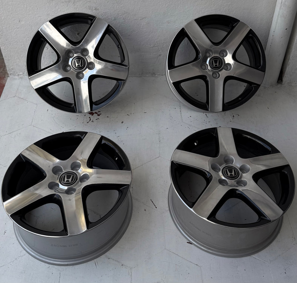 4 Rines 17” Ronal para Honda Civic, Accord, CR-V y HR-V – 5×114