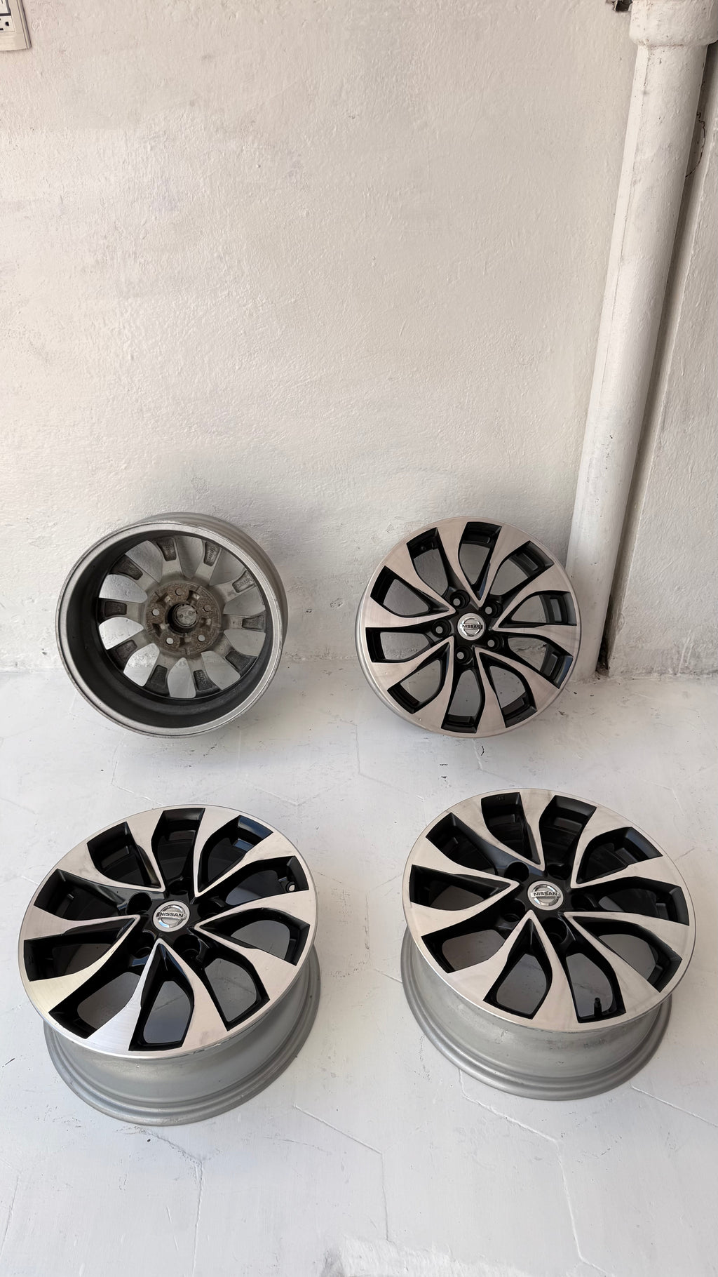 4 Rines 16” Nissan Sentra, Altima y X-Trail Originales Seminuevos 5x114