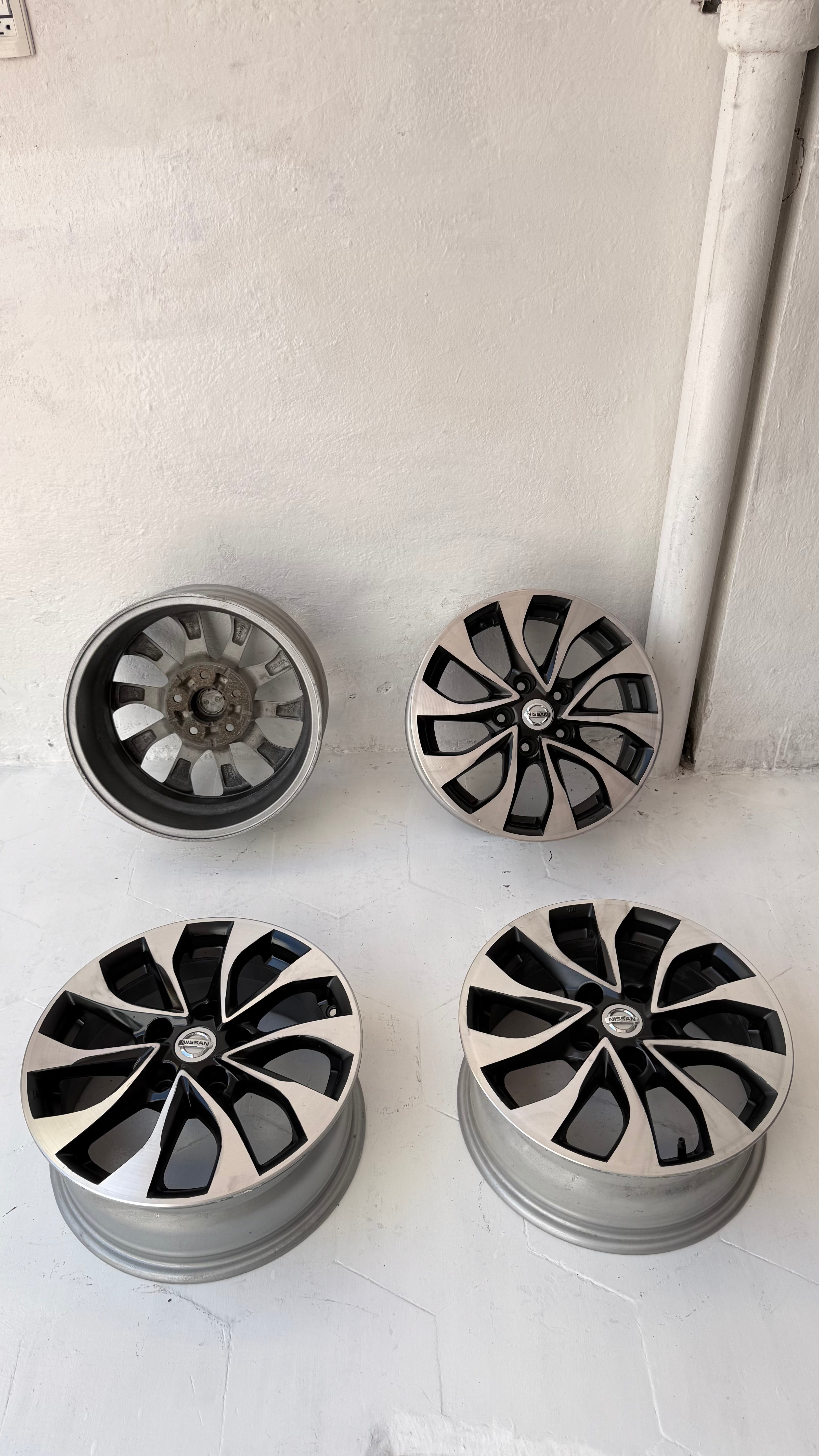 4 Rines 16” Nissan Sentra, Altima y X-Trail Originales Seminuevos 5x114