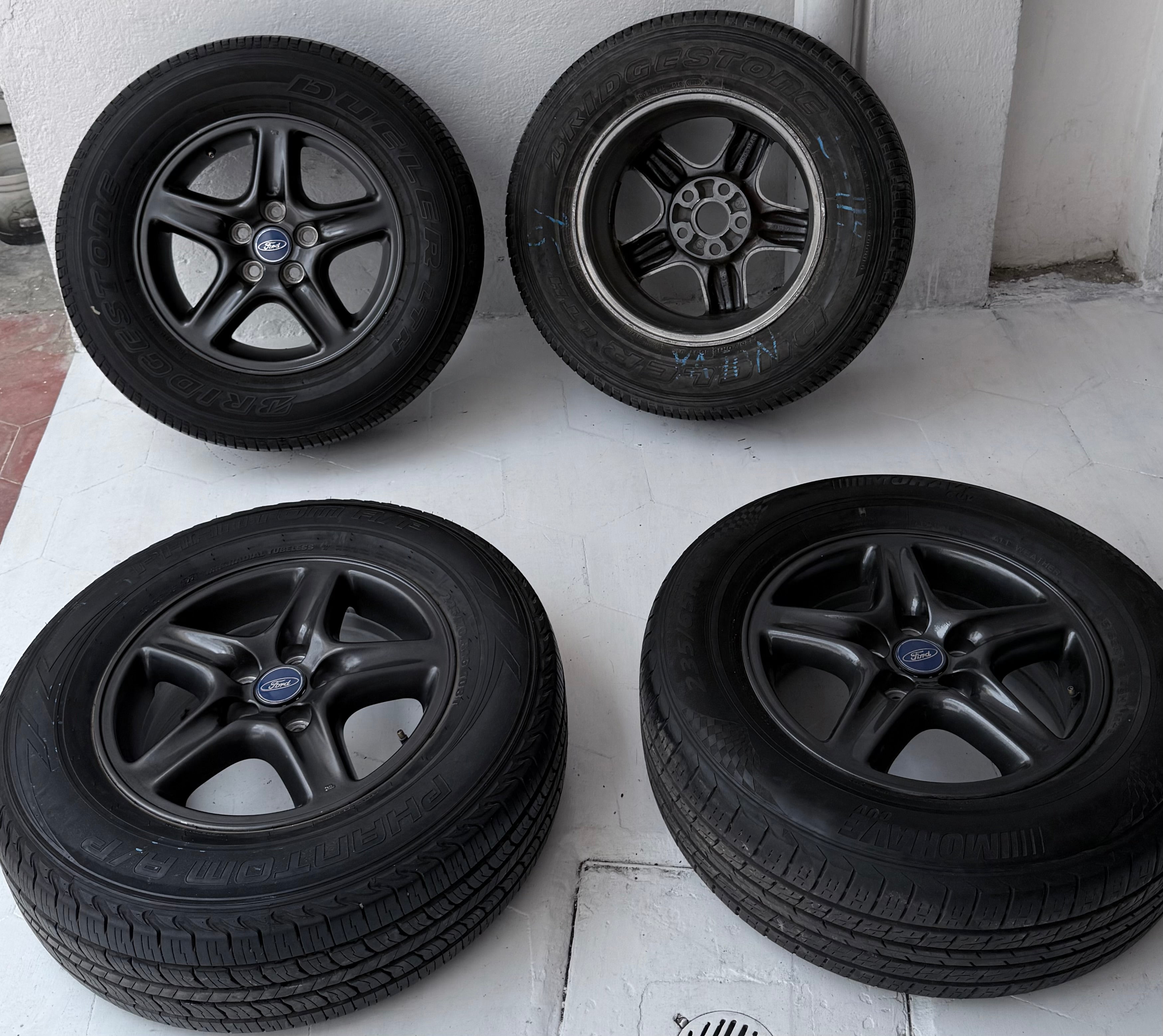 4 Rines con llantas 16” Ford Explorer, Ranger y Mustang – 5×114