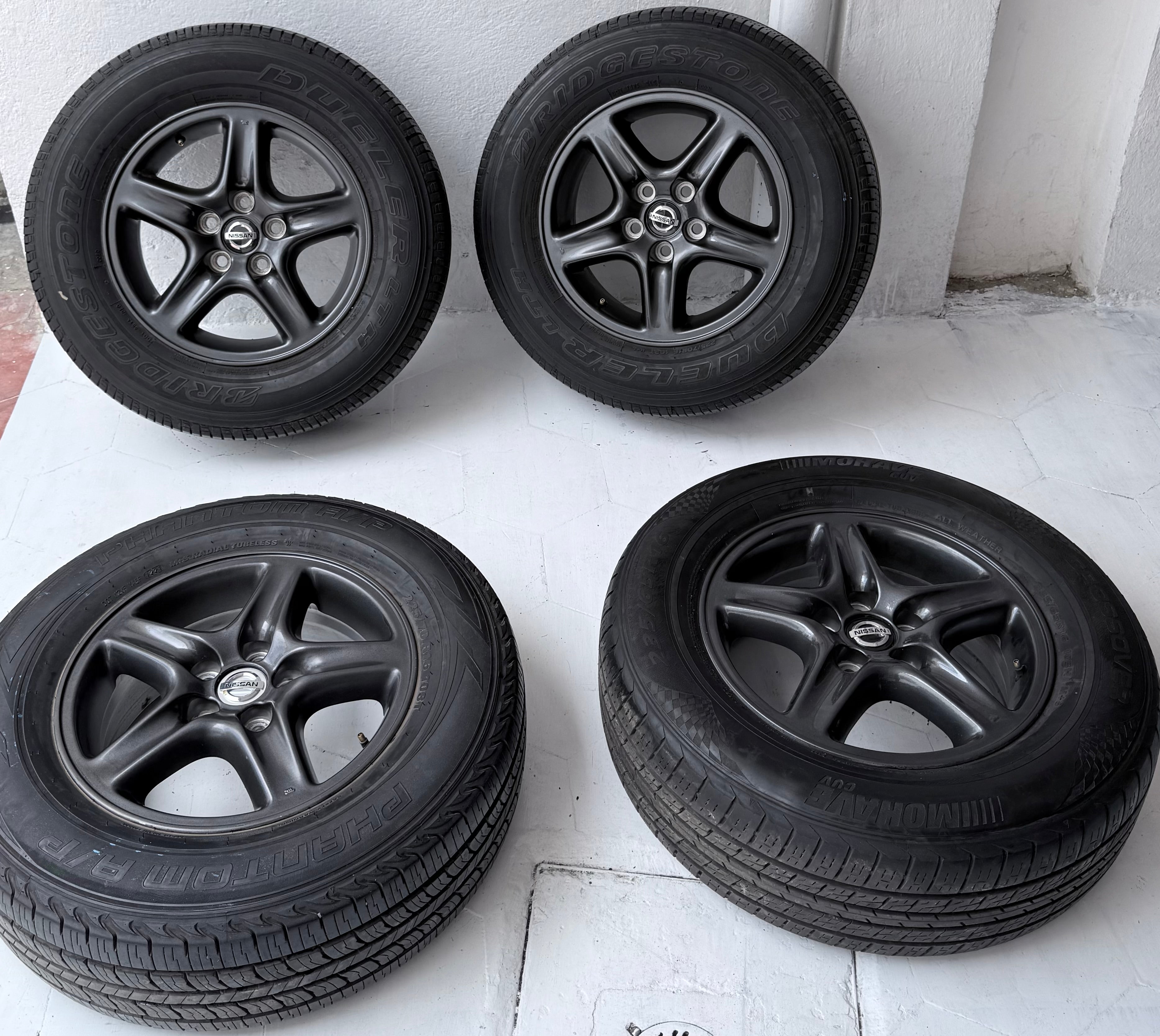 4 Rines con llantas 16” Nissan Rogue, X-Trail, Kicks y Altima – 5×114