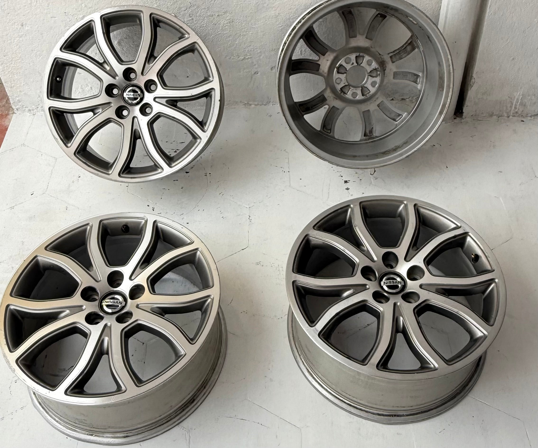 4 Rines 18” Nissan Sentra, X-Trail, Altima y Rogue – 5×114
