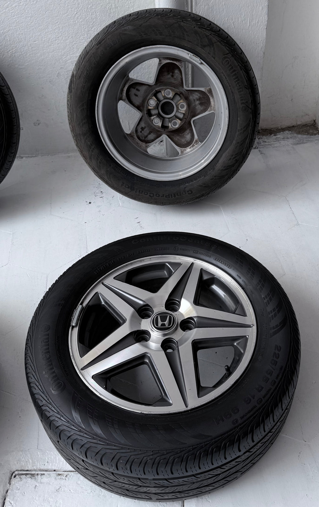 4 Rines con llantas 17” Honda Accord, Civic, CR-V, HR-V y Element – 5×114