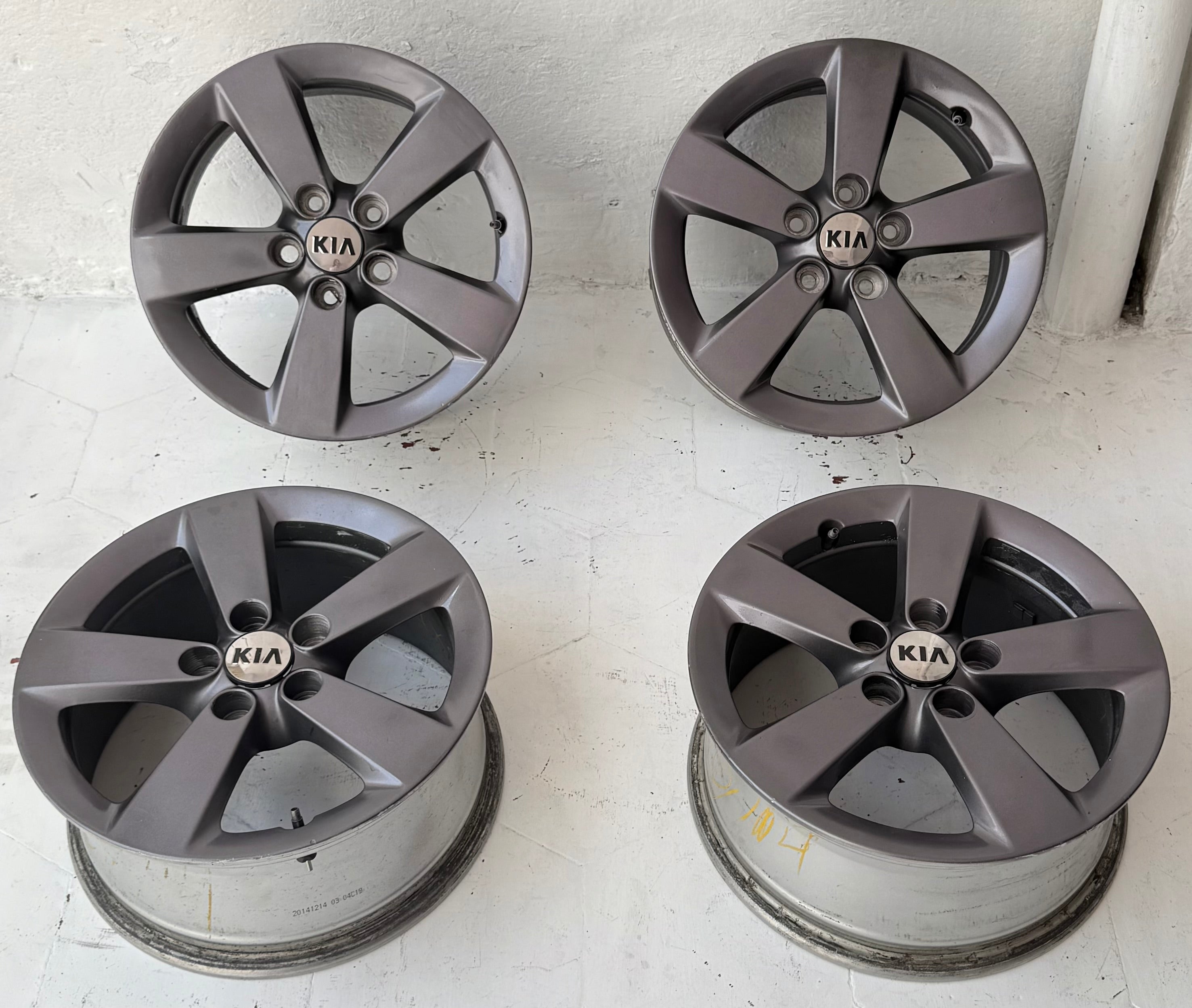 4 Rines 16” Kia Forte y Optima – 5×114