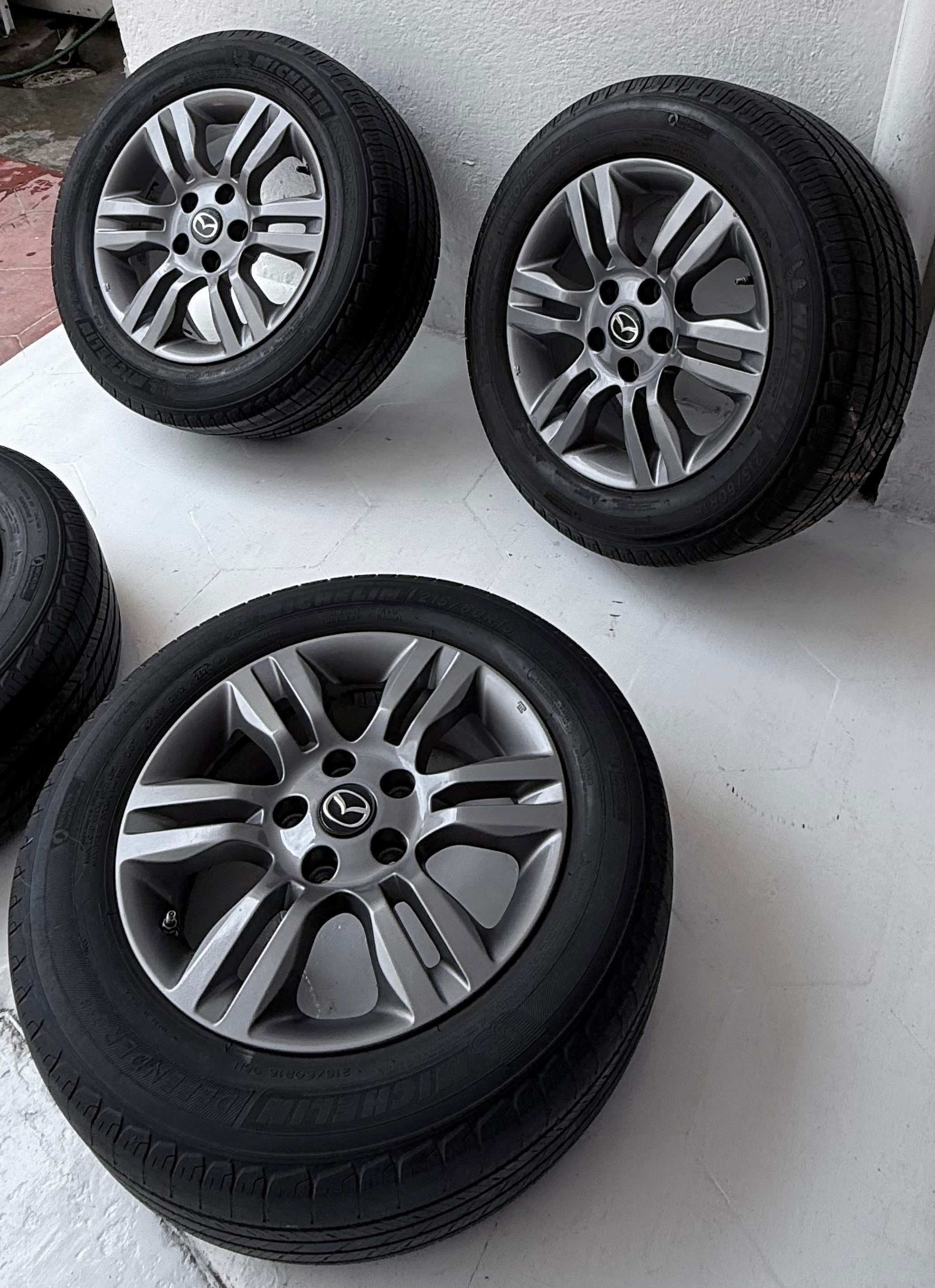 4 Rines con llantas 17” Mazda 3, Mazda 6, CX-3 y CX-5 – 5×114
