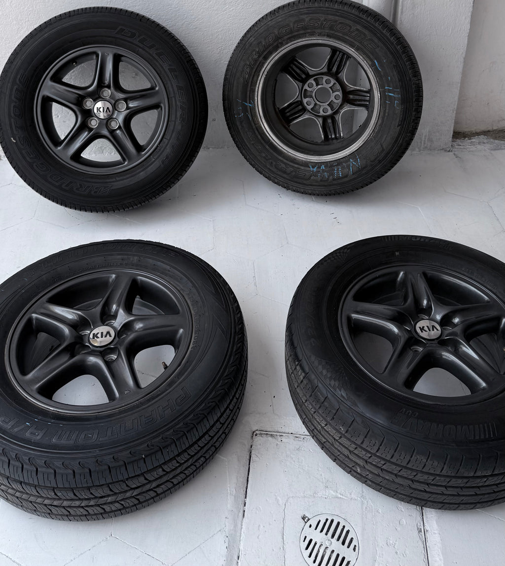 4 Rines con llantas 16” Kia Sportage, Forte y Optima – 5×114