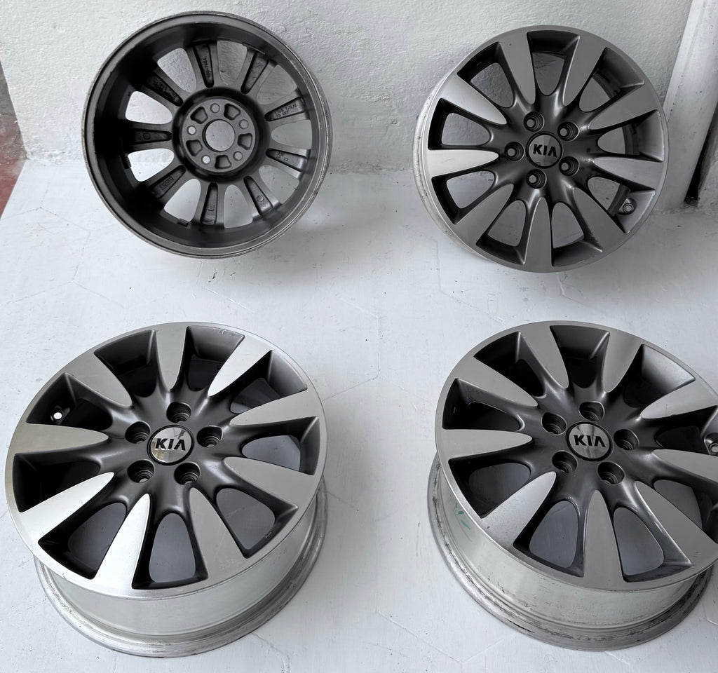 4 Rines 17” Kia Forte, Optima, Sportage y Hyundai Tucson, Creta, Elantra, Solesta – 5×114