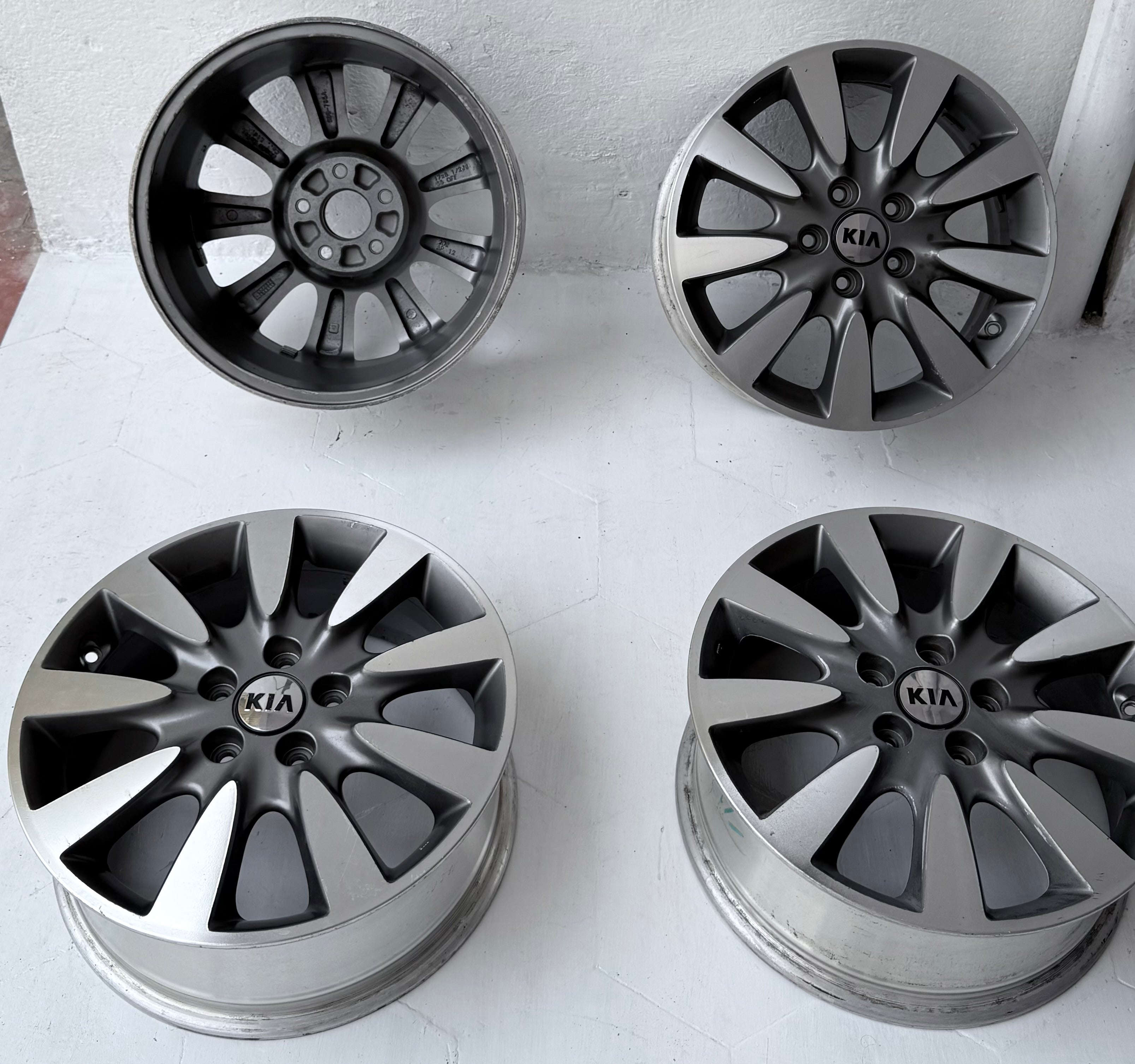 4 Rines 17” Kia Forte, Optima, Sportage y Hyundai Tucson, Creta, Elantra, Solesta – 5×114