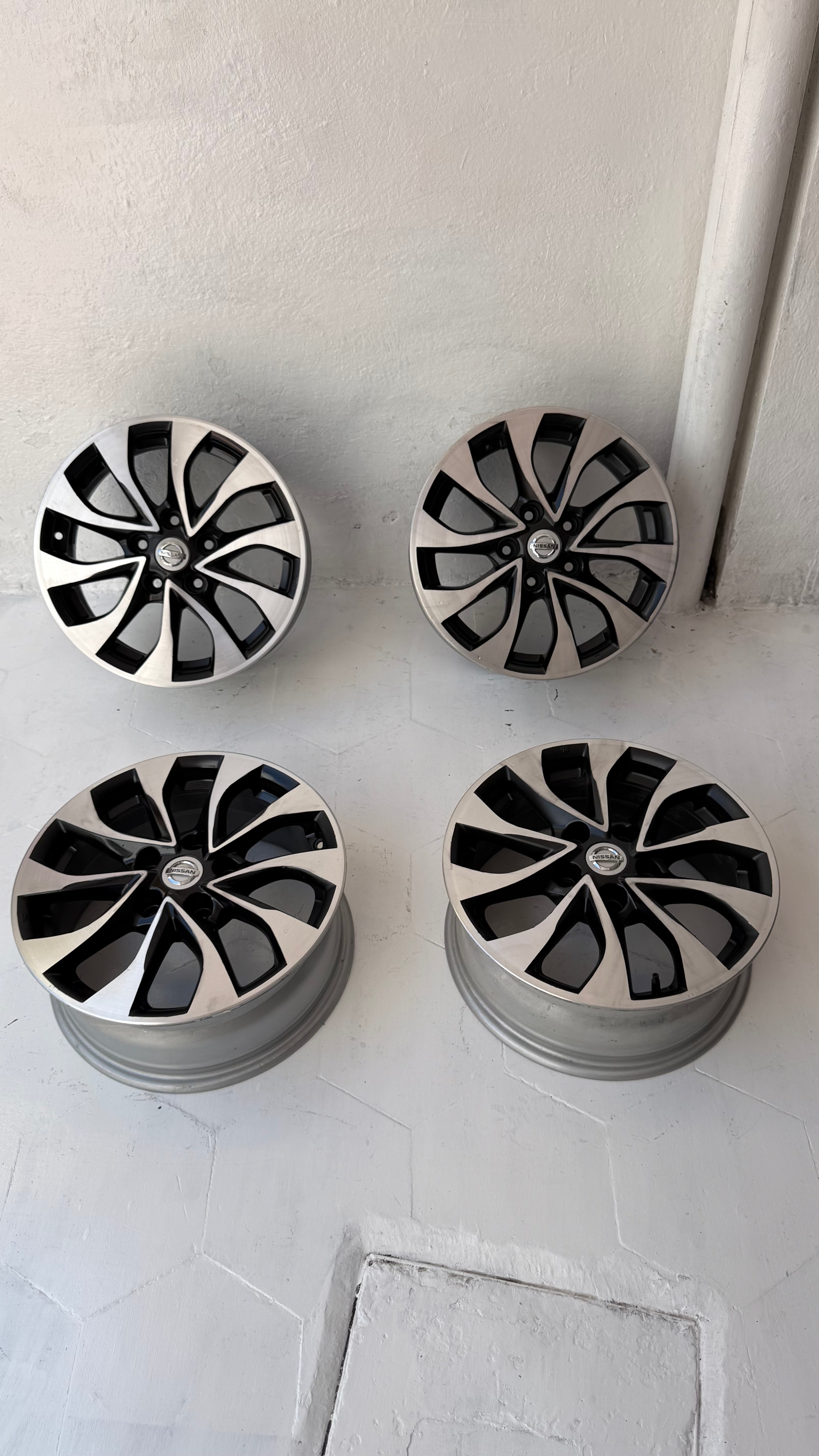 4 Rines 16” Nissan Sentra, Altima y X-Trail Originales Seminuevos 5x114