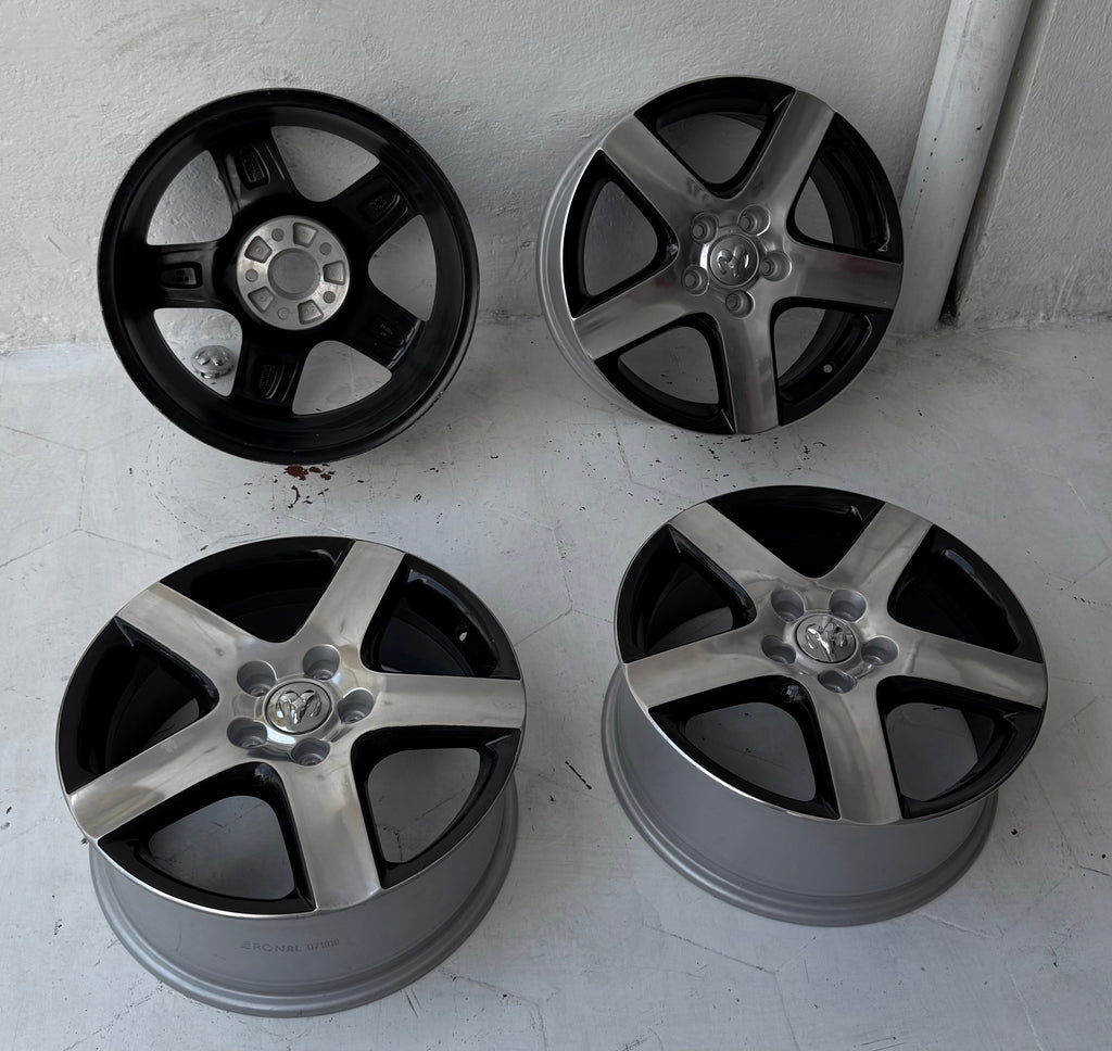 4 Rines 17” Ronal para Dodge Caravan, Voyager, 300C, Nitro y Avenger – 5×114